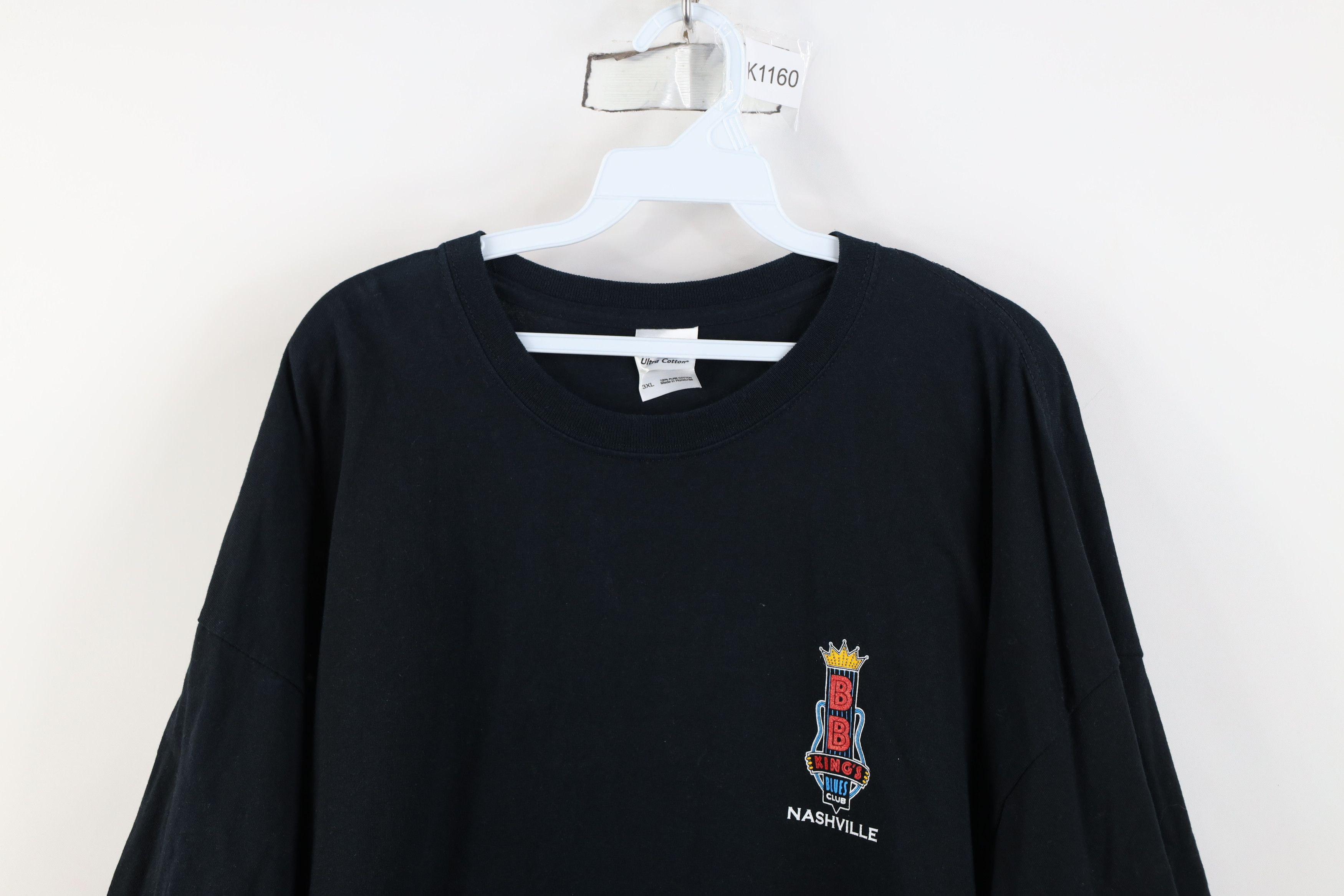 Vintage Vintage Y2K Kings Club Nashville Tennessee T-Shirt Black Size US XXL / EU 58 / 5 - 2 Thumbnail