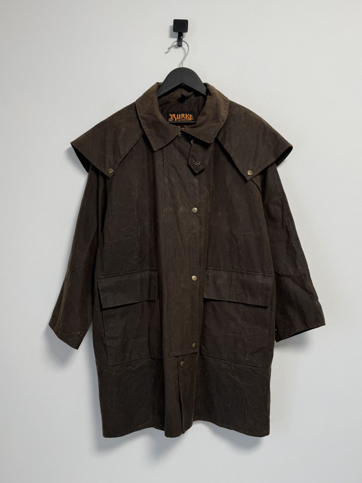 Other Burke Wills vintage wax waxed cotton short weatherall jacket Size US M / EU 48-50 / 2 - 1 Thumbnail