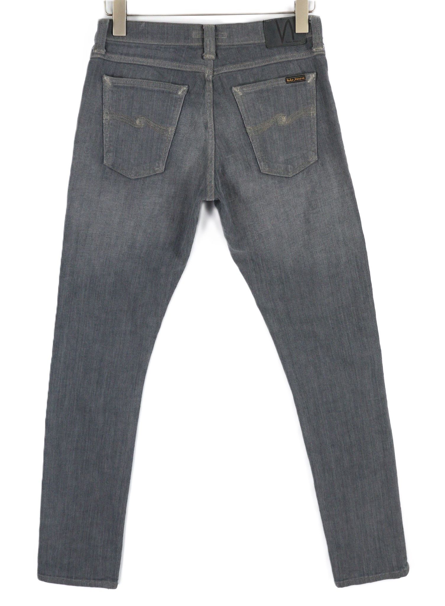 Nudie Jeans TIGHT LONG JOHN W31/L32 Organic Charcoal Jeans 82690 Size US 31 - 2 Thumbnail