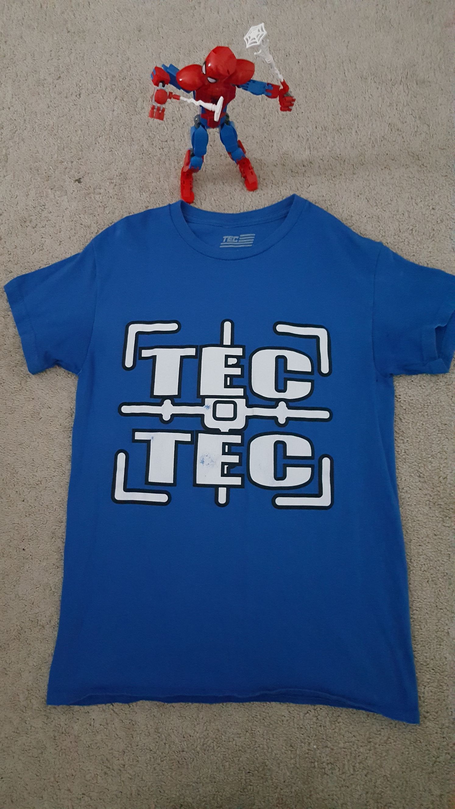 Vintage Little Tecca Tec Tec Shirt Size US S / EU 44-46 / 1 - 1 Thumbnail
