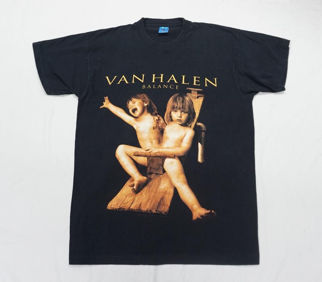 Band Tees 90's Van Halen Balance Tour T-Shirt USA Made Size US L / EU 52-54 / 3 - 1 Thumbnail