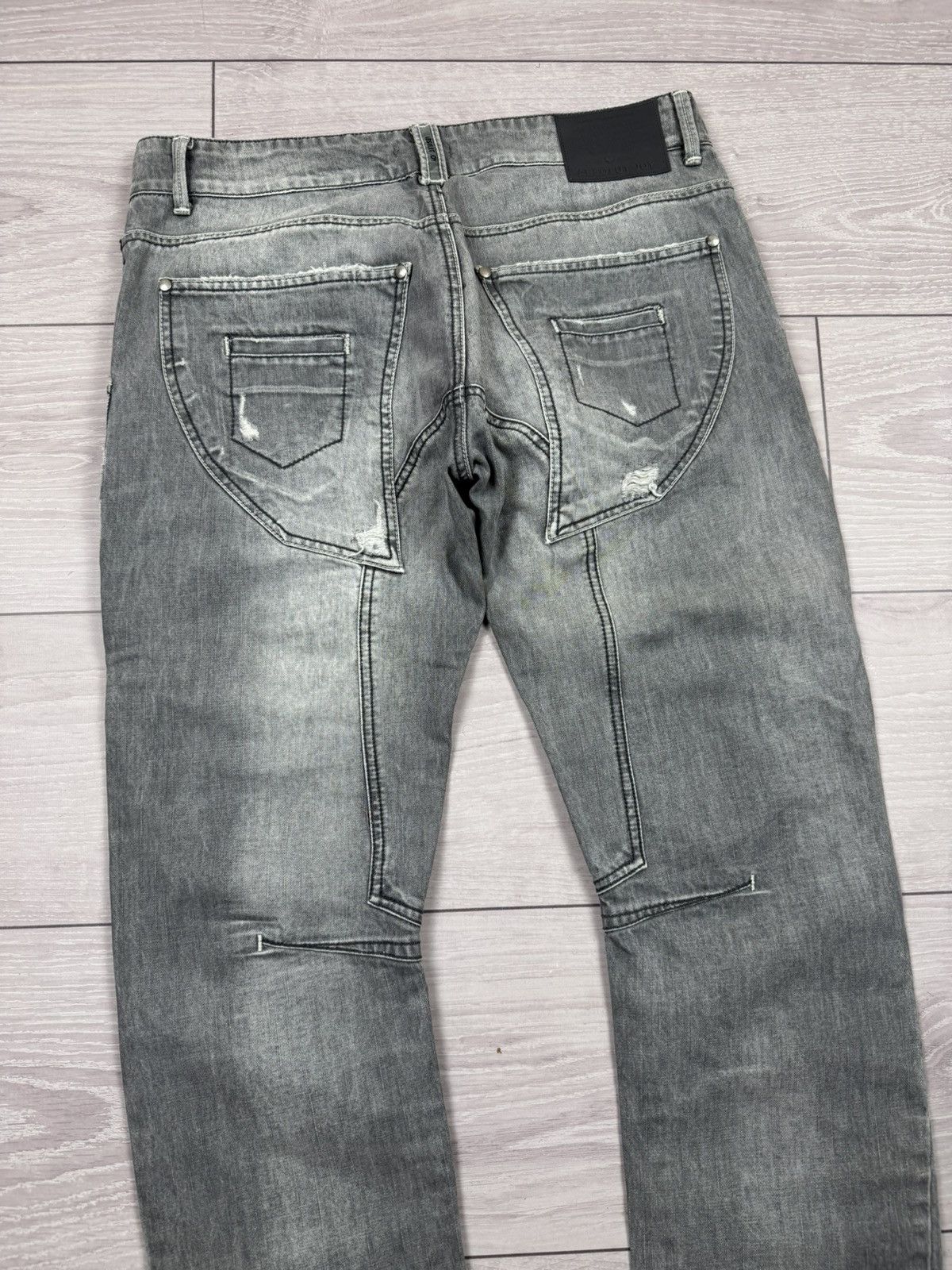 Absolut Joy Absolut Joy Einstein Distressed Denim Jeans XL sz Size US 36 / EU 52 - 5 Thumbnail