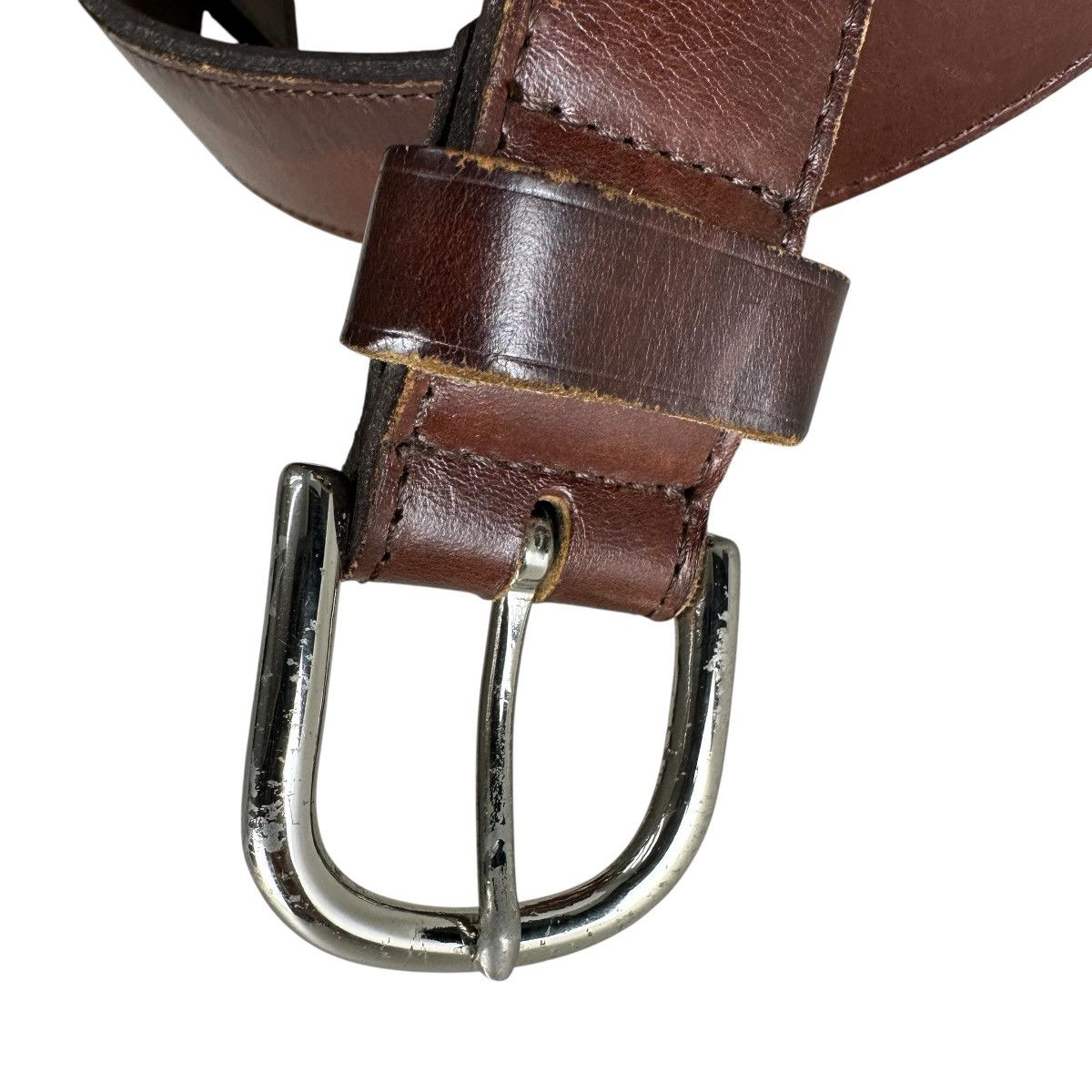 Yohji Yamamoto YOHJI YAMAMOTO LEATHER BELT Size ONE SIZE - 3 Thumbnail