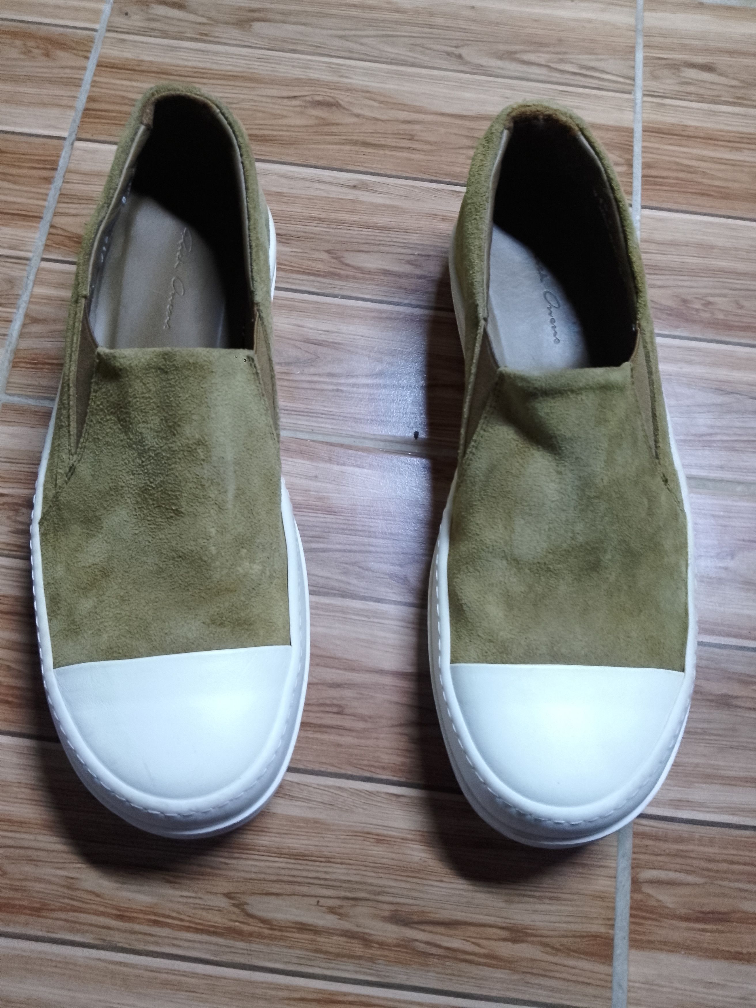 Rick Owens rick Owens tan suede mainline boat Size US 10 / EU 43 - 12 Thumbnail