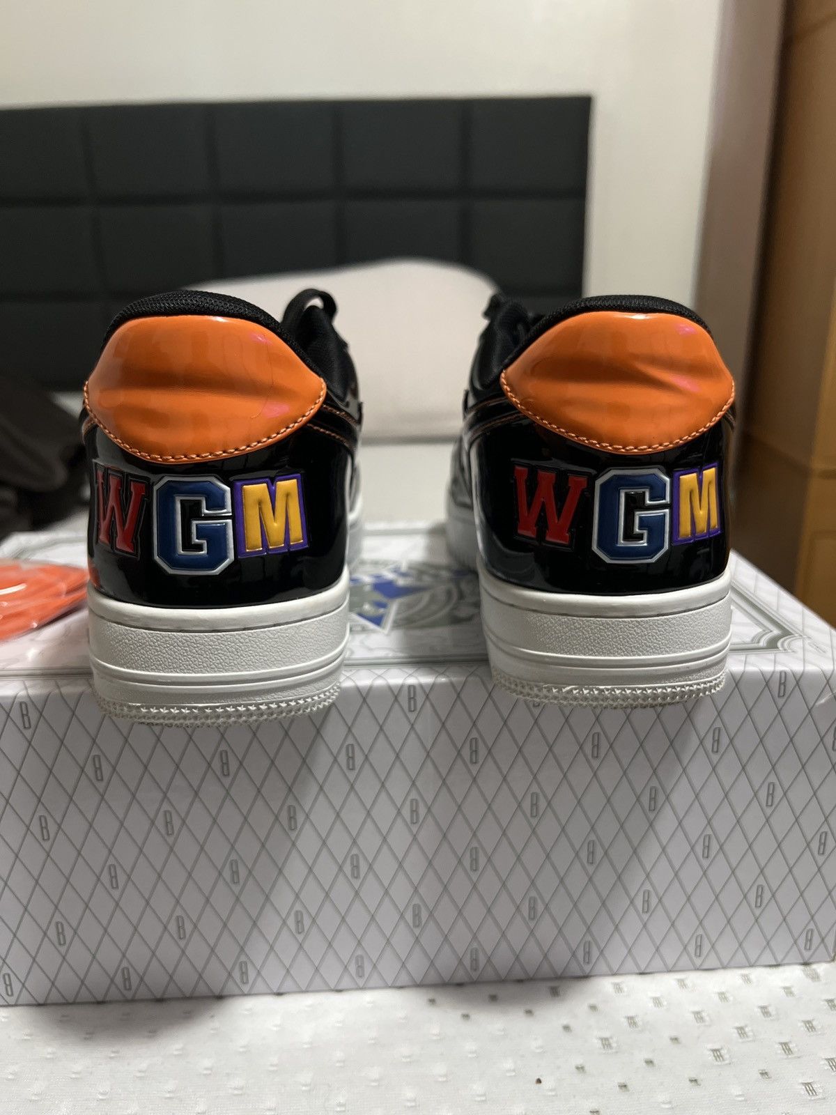 Bape Bapesta Shark Orange/Black Size US 8.5 / EU 41-42 - 4 Thumbnail