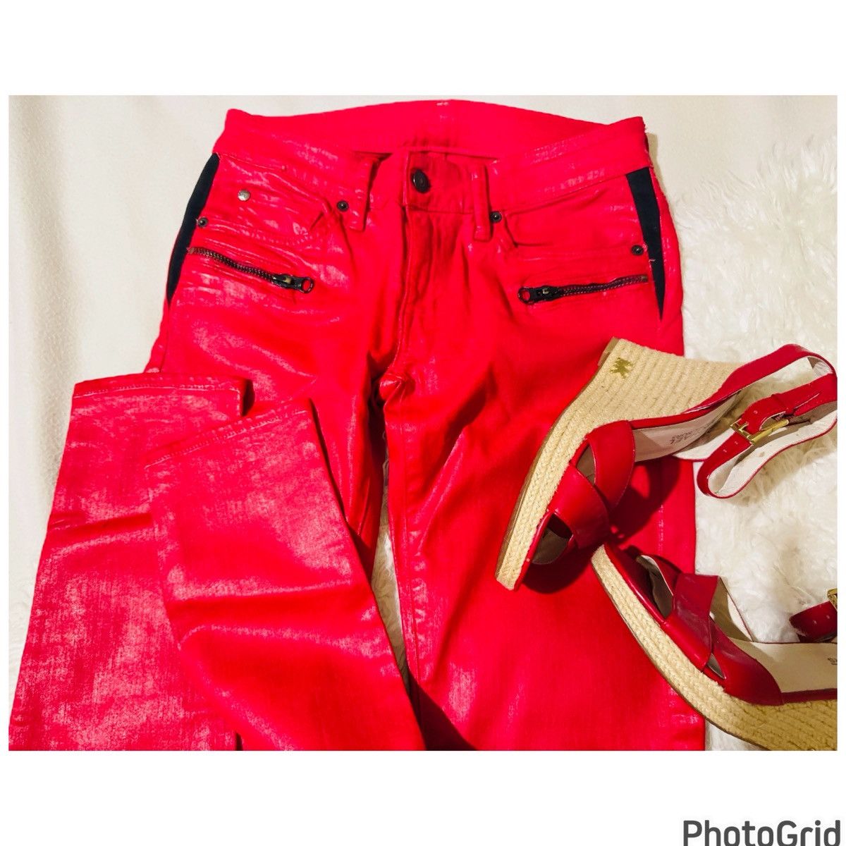 Denim & Supply Ralph Lauren Ralph Lauren Denim & Supply Waxed Jeans 26/32 Size 26" / US 2 / IT 38 - 3 Thumbnail