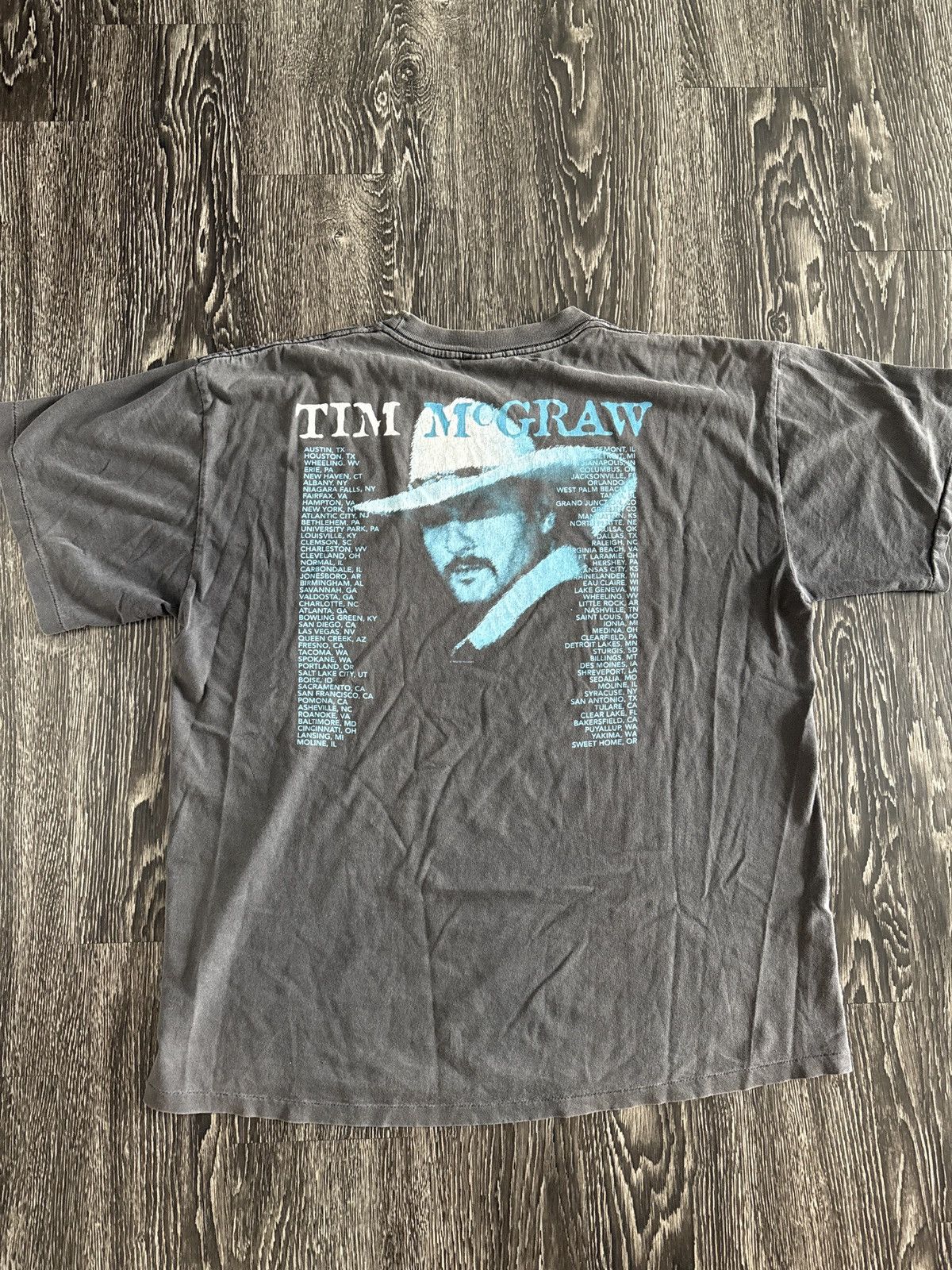 Band Tees × Vintage TIM MCGRAW 1996 TOUR TEE Size US XL / EU 56 / 4 - 3 Thumbnail