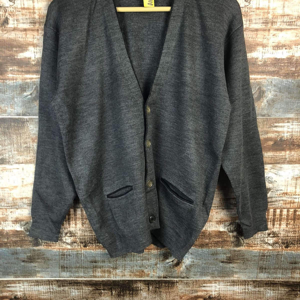 Homespun Knitwear × Japanese Brand Codet Slender Grey Cardigan Knitwear #A1884 Size US M / EU 48-50 / 2 - 6 Thumbnail