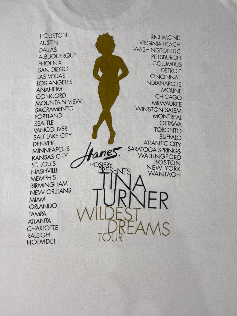 Vintage Vintage Tina Turner Wildest Dreams Tour Size US XL / EU 56 / 4 - 4 Thumbnail