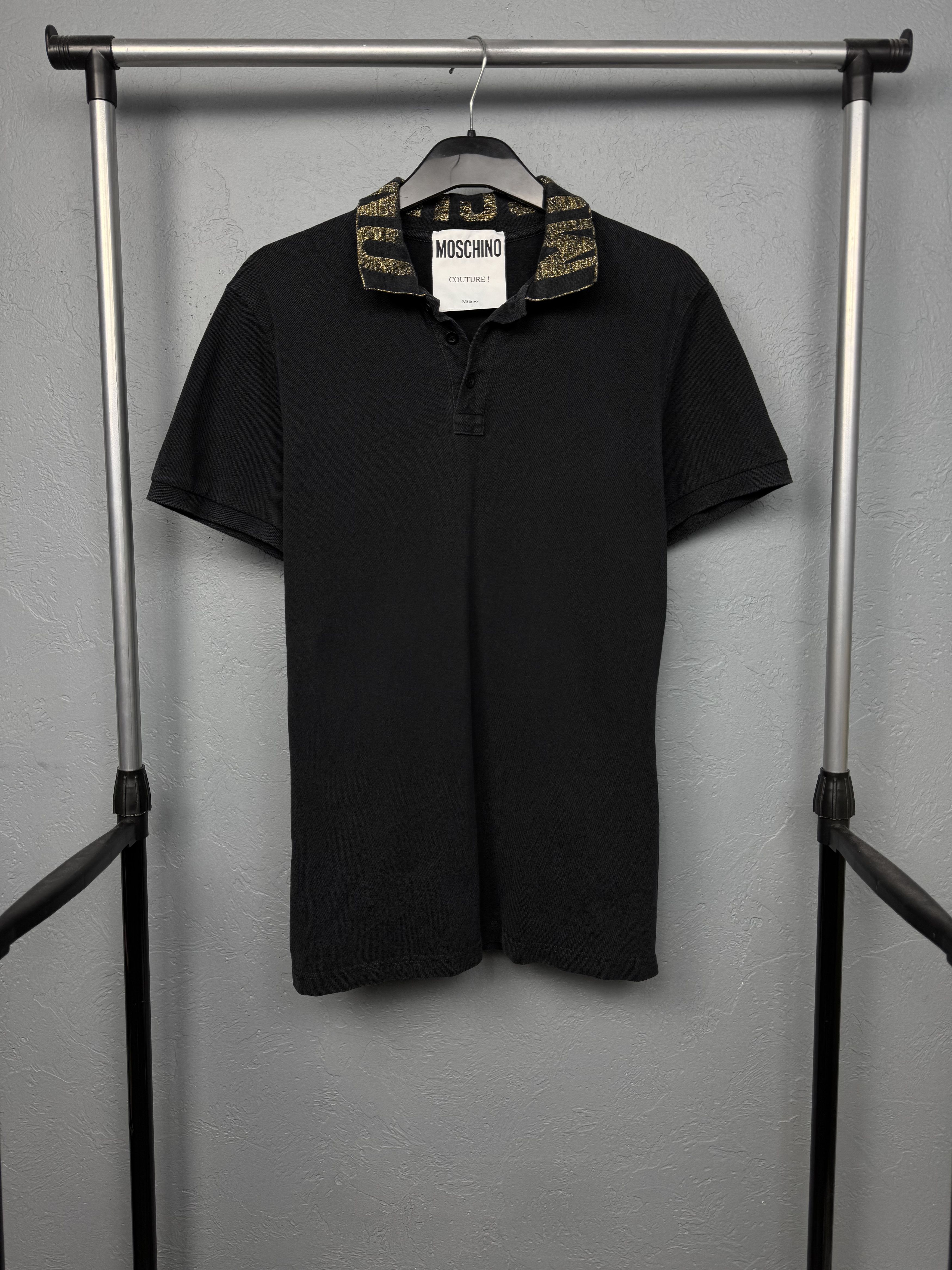 Moschino Moschino Couture Vintage Mens Polo Shirt Size US M / EU 48-50 / 2 - 1 Thumbnail