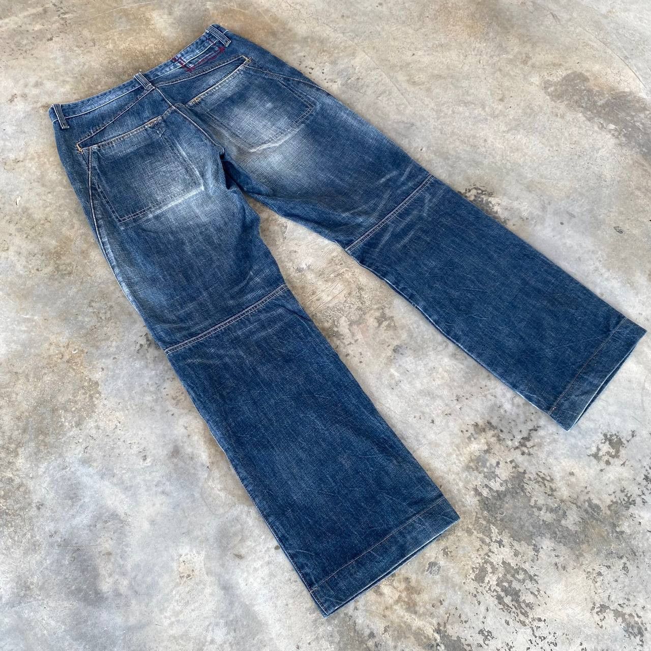 Marithe + Francois Girbaud Archival Marithé François Girbaud Panelled Technical Denim Size US 31 - 15 Thumbnail