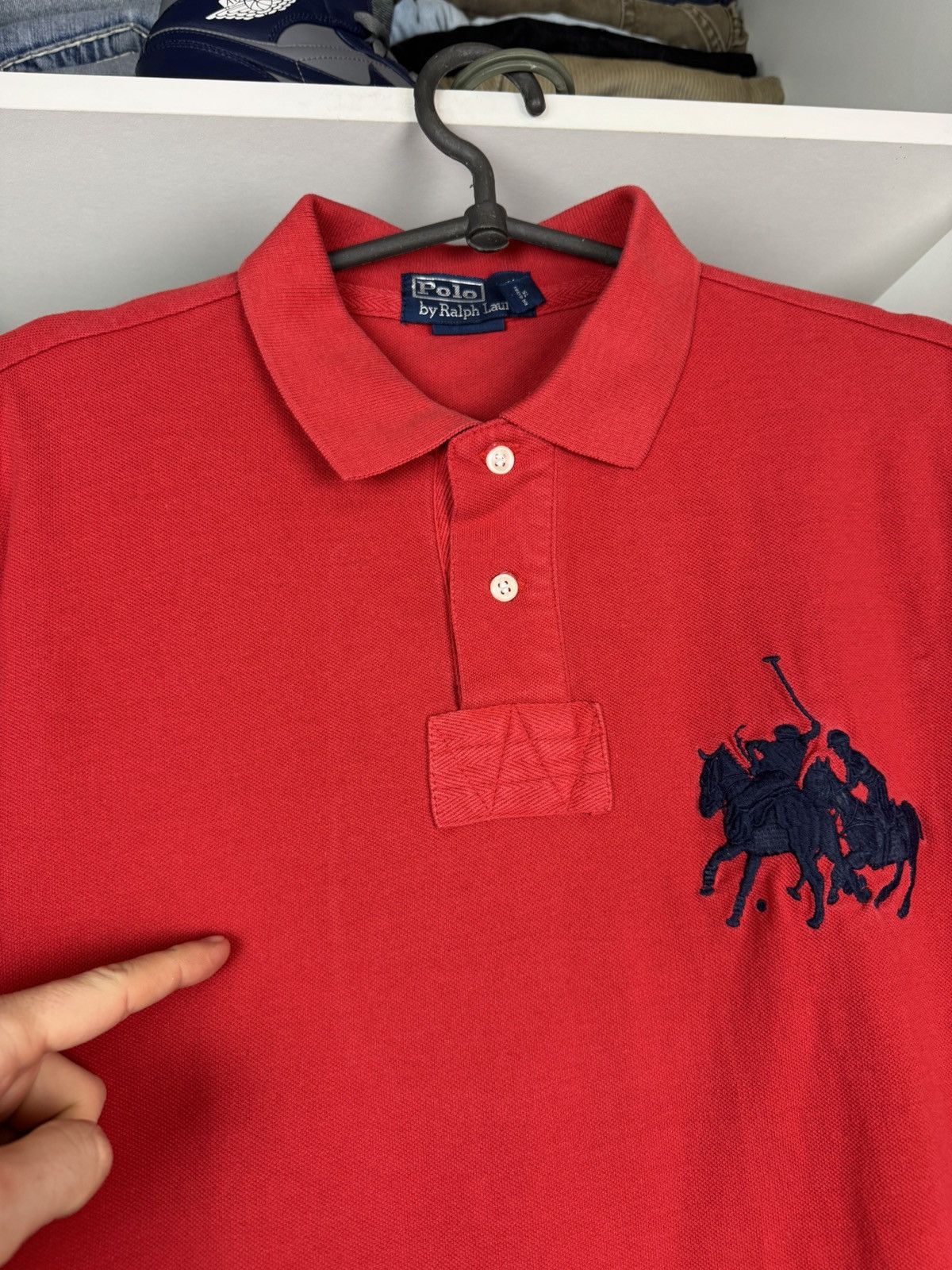 Polo Ralph Lauren Vintage Polo Ralph Lauren Big Logo Polo T-shirt Size US M / EU 48-50 / 2 - 5 Thumbnail