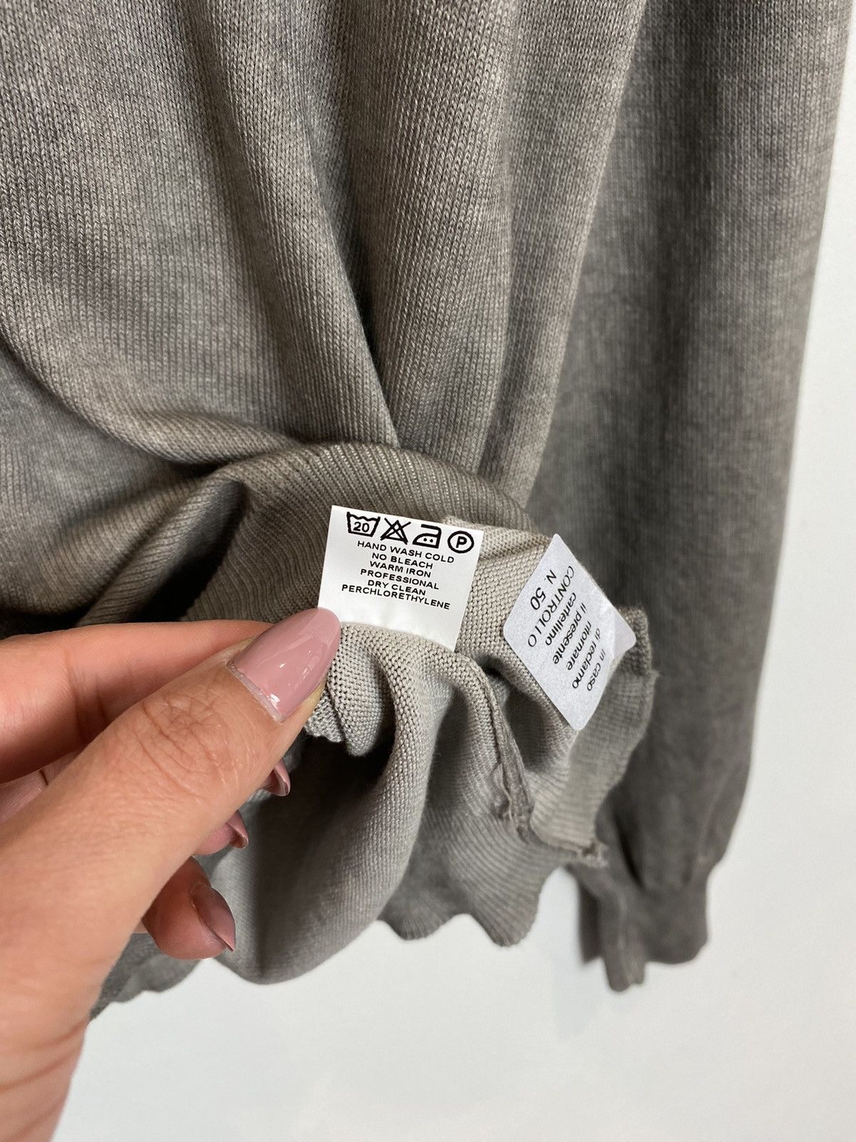 Gran Sasso Gran Sasso Long Sleeve Cotton Cardigan Sweater Mens Size 52 Size US L / EU 52-54 / 3 - 5 Thumbnail