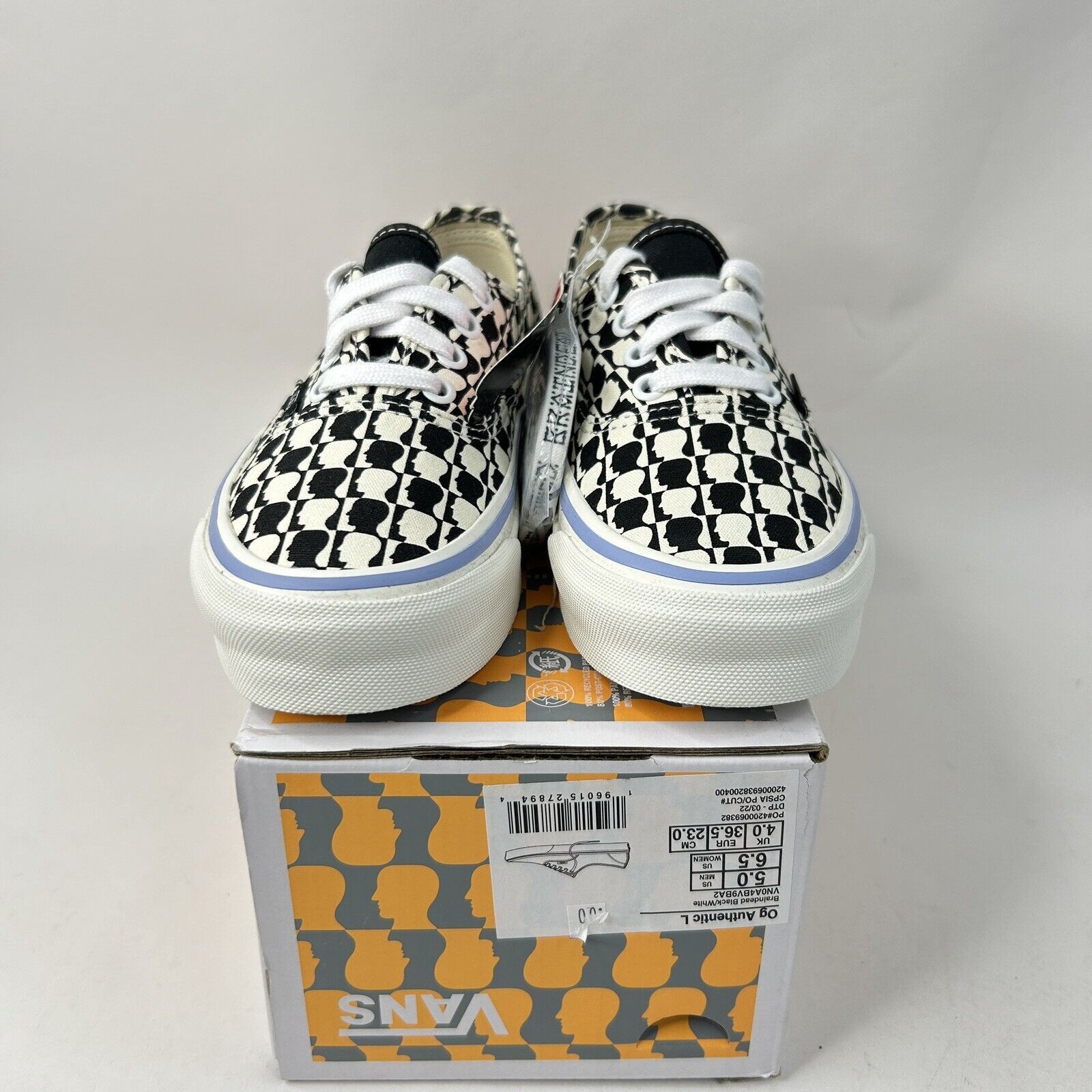 Vans Vans Vault x Brain Dead Authentic LX “Checkerboard” 2024 Size US 6.5 / IT 36.5 - 2 Thumbnail