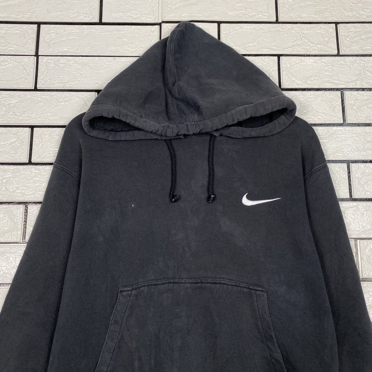 Nike Vintage Hoodie Jumper Pull Over Nike Small Pony Size US M / EU 48-50 / 2 - 4 Thumbnail