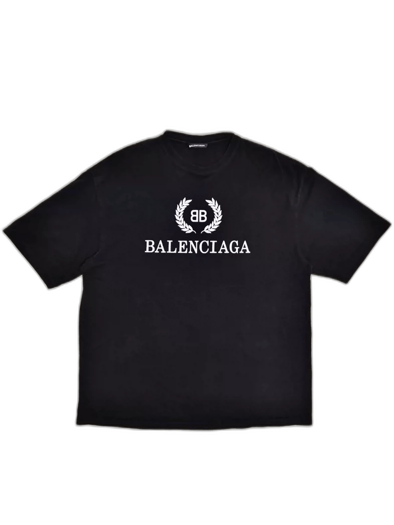 Balenciaga Balenciaga Black Logo Short Sleeve T-Shirt-yf Size US S / EU 44-46 / 1 - 1 Thumbnail