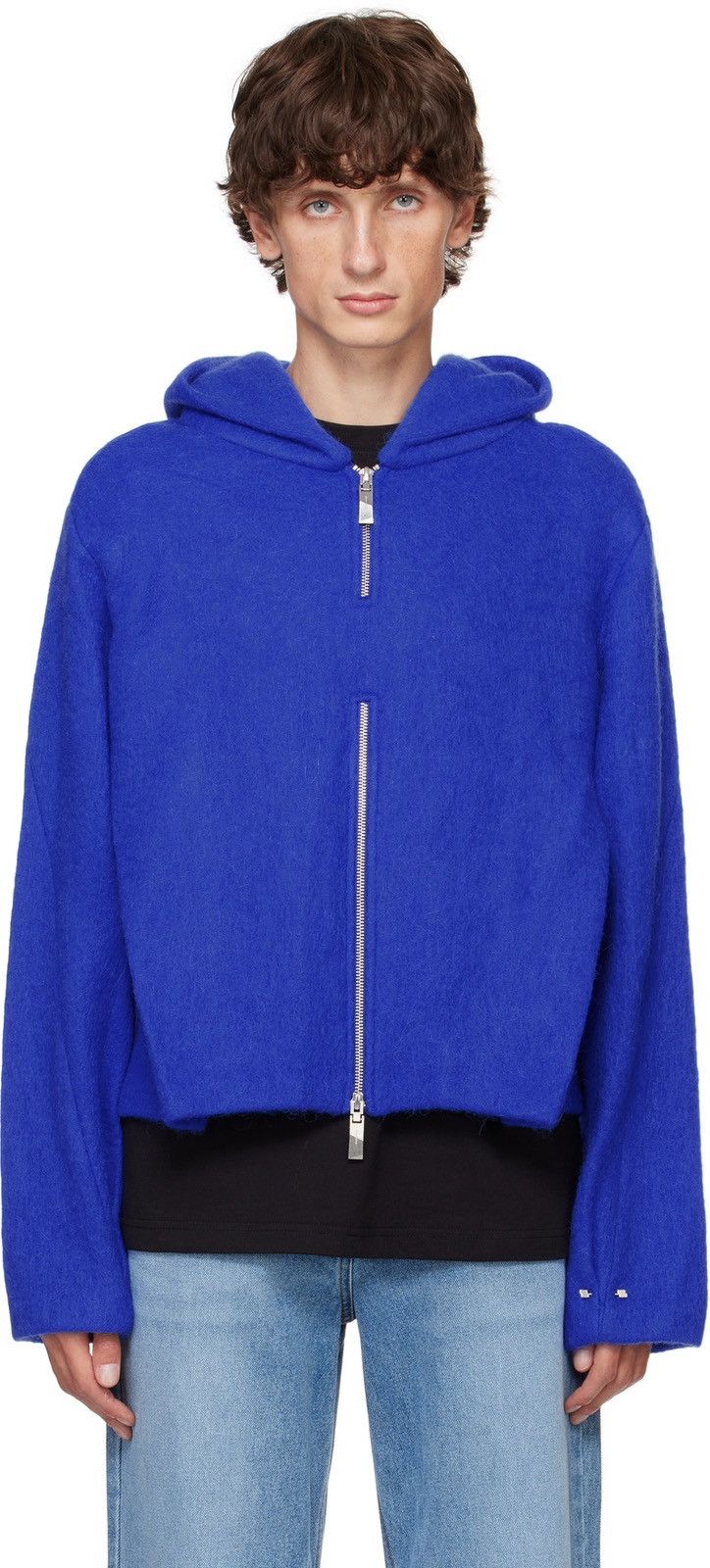 Ader Error ADER error Blue Hooded Top / Jacket Size US L / EU 52-54 / 3 - 1 Thumbnail