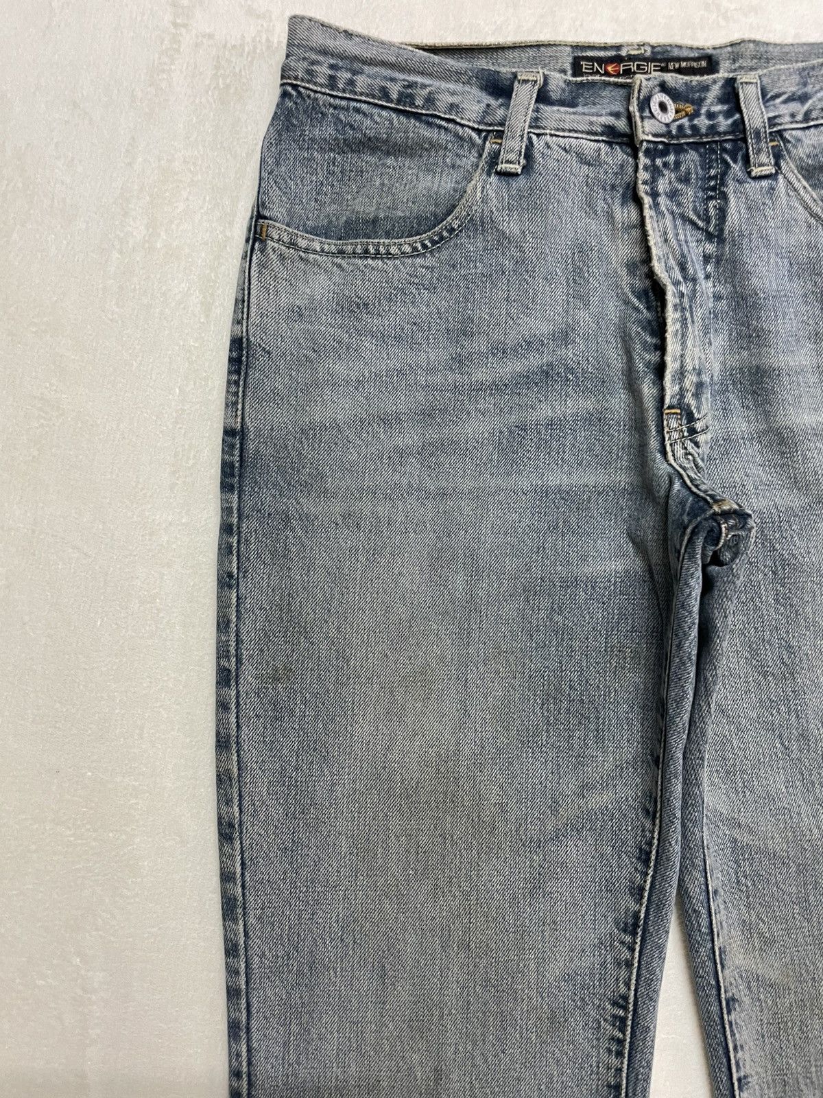 Energie Vintage Energie Japanese Brand Boot Cut Faded Denim Jeans Size US 30 / EU 46 - 5 Thumbnail