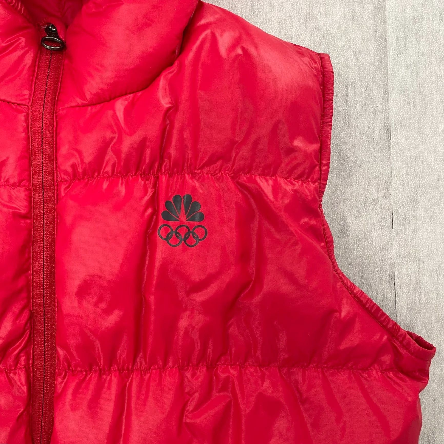 Nike Nike ACG Jacket Womens Small Red 550 Goose Down Vest Full Zip Hood Logo Ladies S Size S / US 4 / IT 40 - 6 Thumbnail