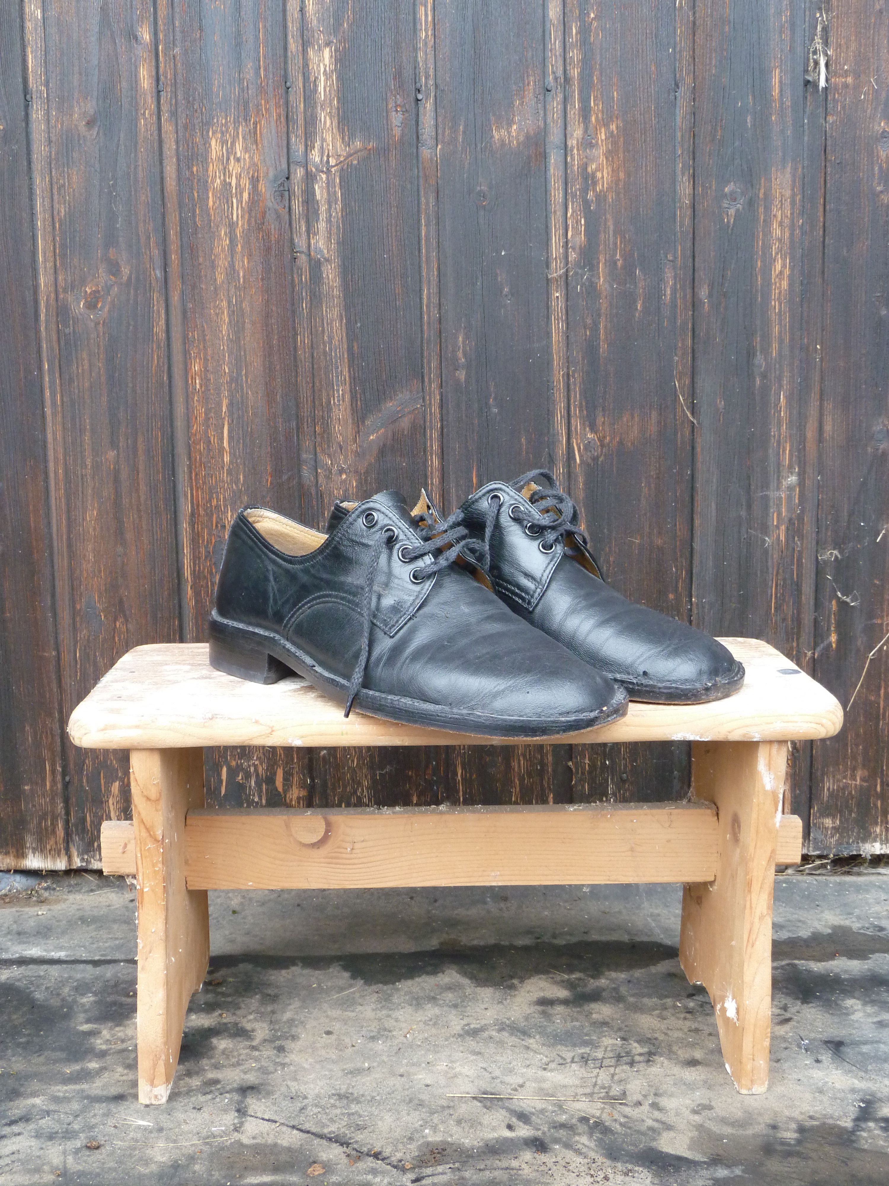 Other Black Full Leather Derbie Shoes Size US 8.5 / EU 41-42 - 1 Thumbnail