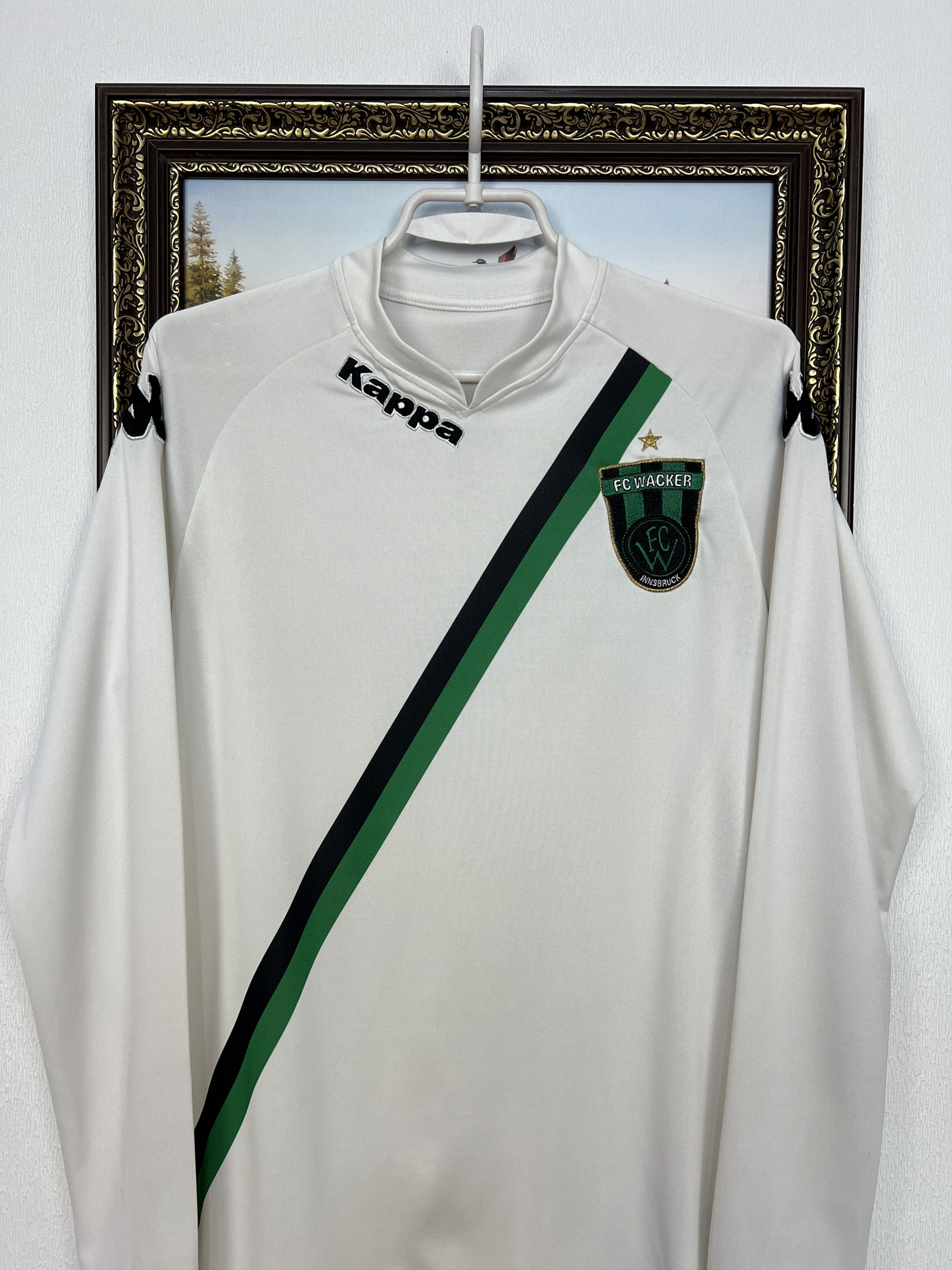 Kappa Wacker Innsbruck Away football shirt 2007 Soccer Kappa Size US M / EU 48-50 / 2 - 2 Thumbnail