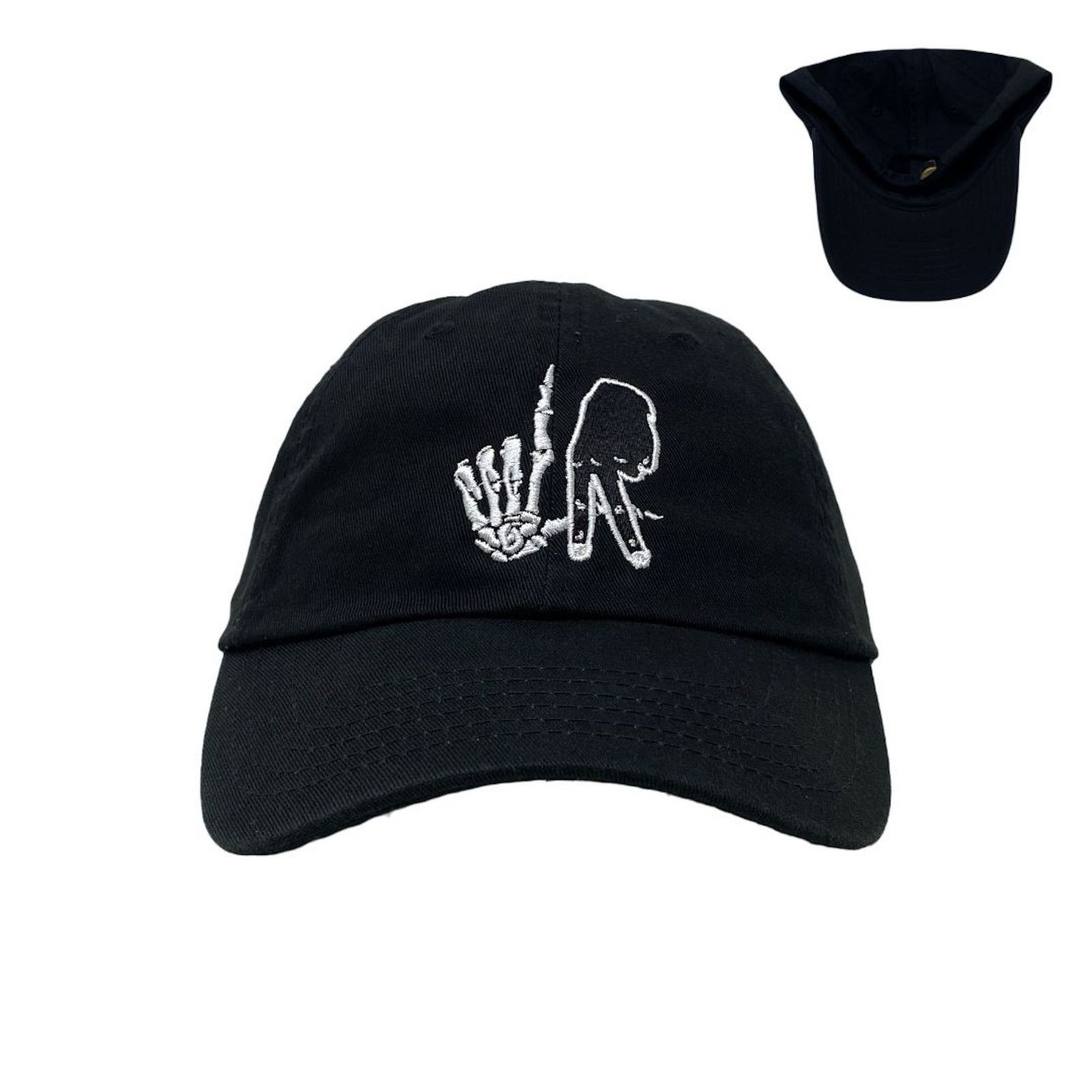 Other Los Angeles Bone Black Hand Dad Hat Size ONE SIZE - 1 Thumbnail