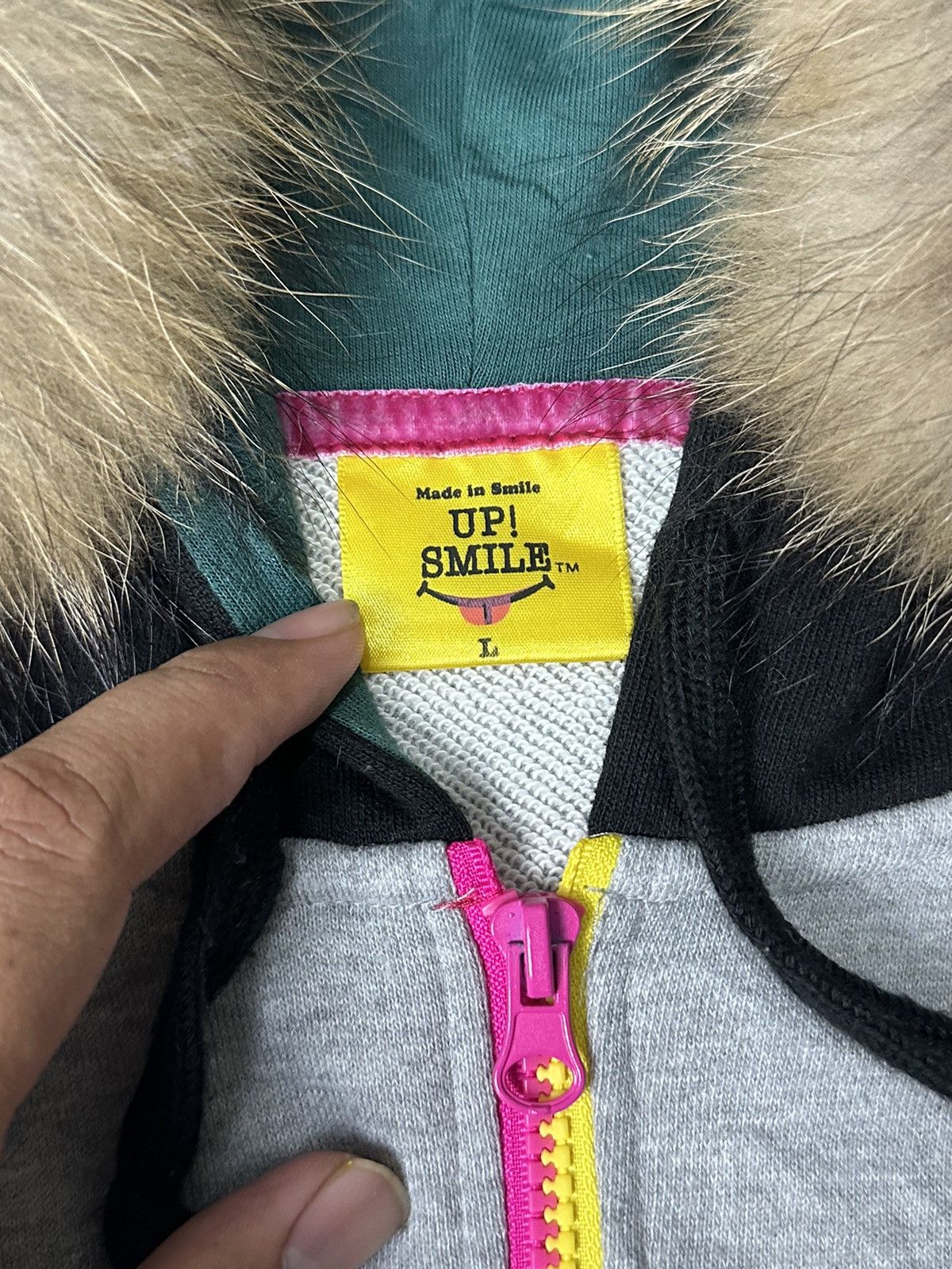 Hysteric Glamour × Japanese Brand × Le Grande Bleu (L.G.B.) 2000s Fur Hoodie Japan Upsmile Angels Blue Size US S / EU 44-46 / 1 - 7 Thumbnail