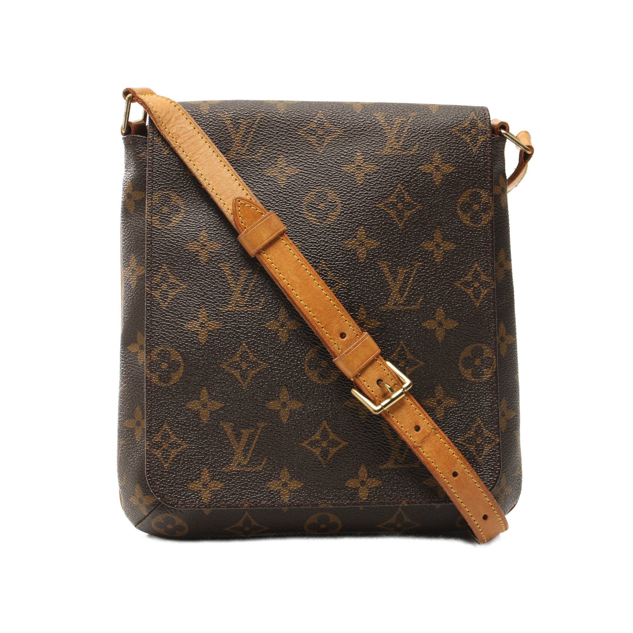 Louis Vuitton Louis Vuitton Musette Salsa Short Strap Monogram Shoulder Bag Leather Brown Size ONE SIZE - 1 Thumbnail