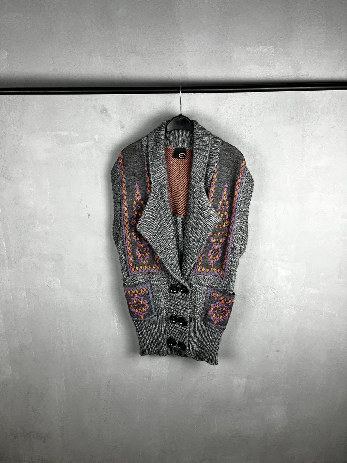 Just Cavalli Just cavalli cardigan vest knit sweater Size L / US 10 / IT 46 - 5 Thumbnail