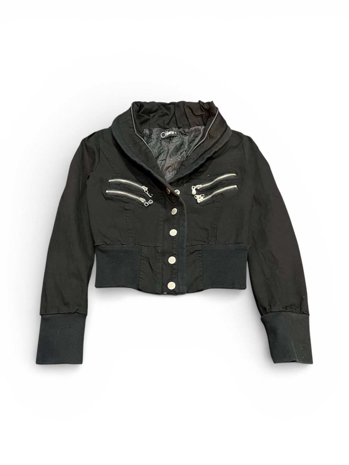 Other Offlimits Y2K Style Cropped Zip Jacket Punk Size M / US 6-8 / IT 42-44 - 1 Thumbnail
