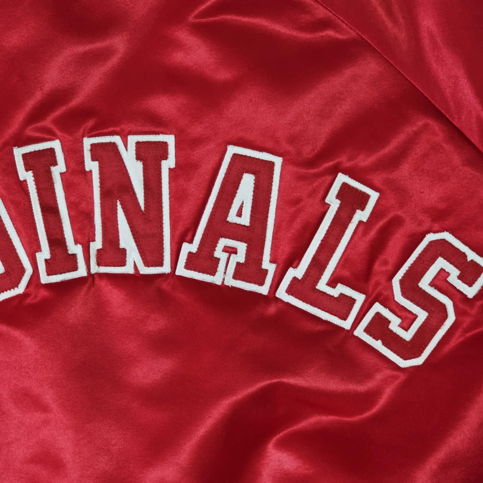 Chalk Line × MLB × Vintage St Louis Cardinals 80s Chalk Line Satin Bomber Jacket Size US L / EU 52-54 / 3 - 7 Thumbnail