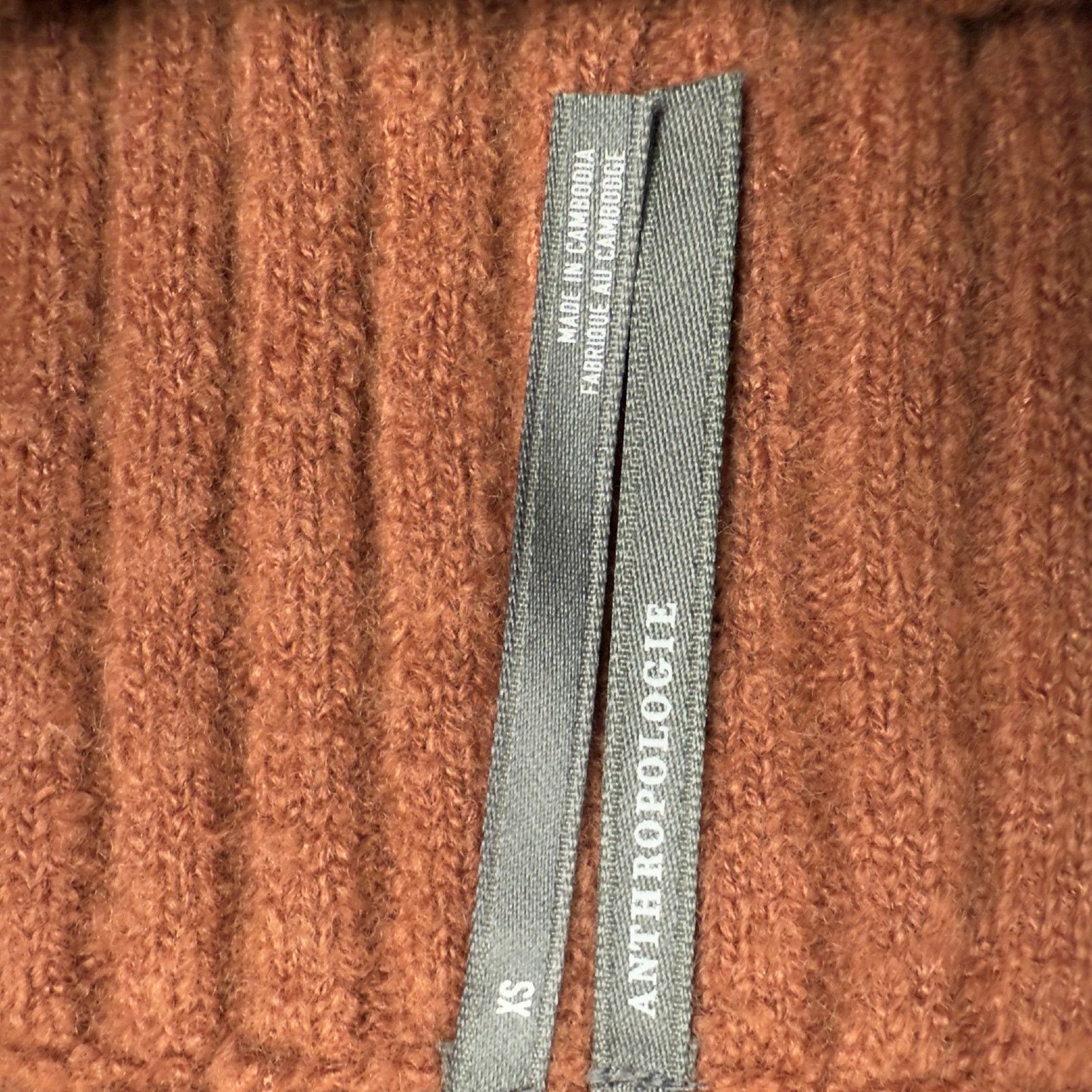 Anthropologie Anthropologie Tessa Off Shoulder Puff-Sleeve Wool Sweater Size XS / US 0-2 / IT 36-38 - 3 Thumbnail