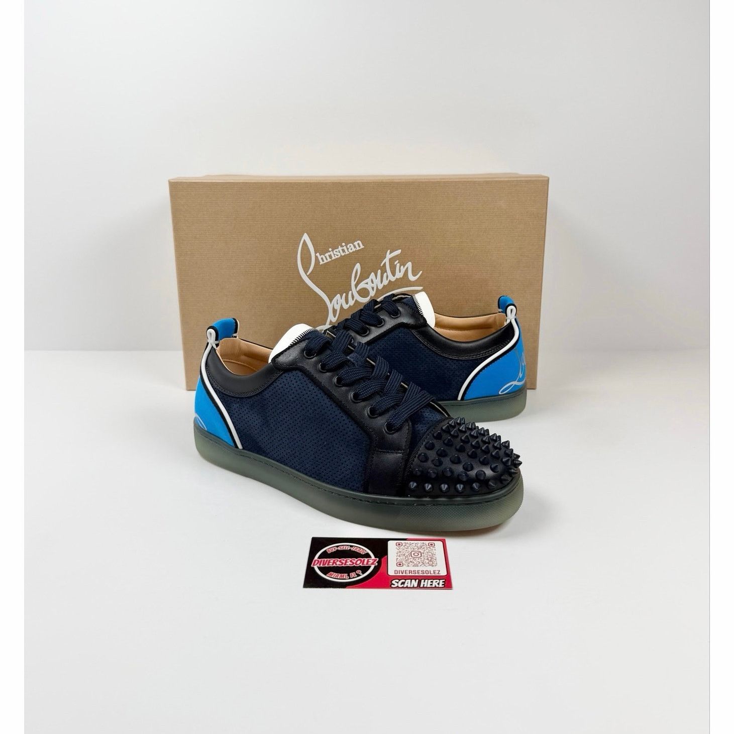 Christian Louboutin Size 41EU/8US - Christian Louboutin Low Top Spike NEW Size US 8 / EU 41 - 1 Thumbnail