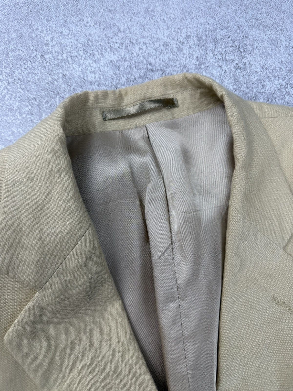 Other Cordings Piccadilly London Linen Blazer Cream Beige Size 40R Size 40R - 9 Thumbnail