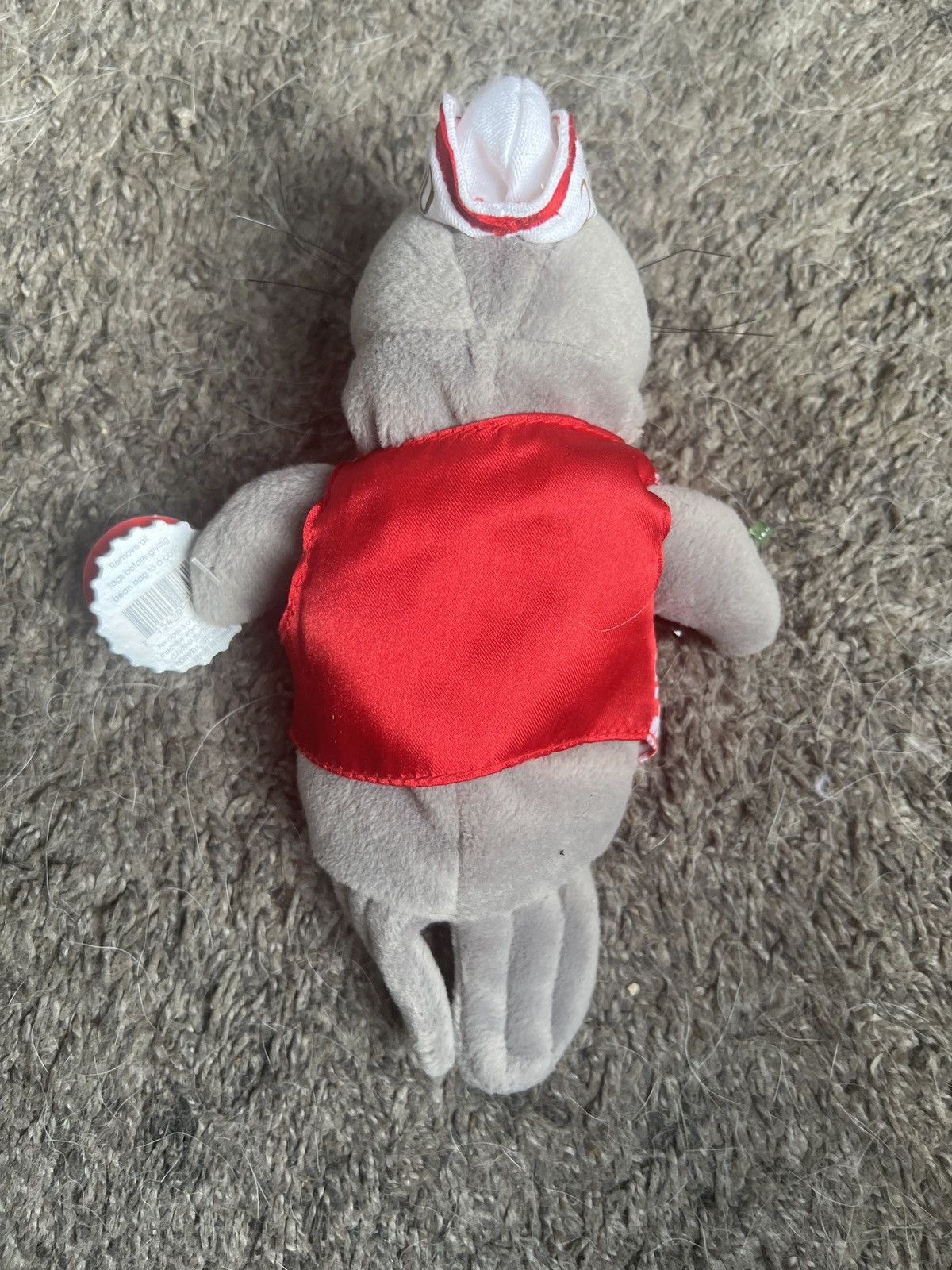 Coca Cola 1999 Coca-Cola Seal In A 2000 Vest Bean Bag Plush Size ONE SIZE - 2 Thumbnail
