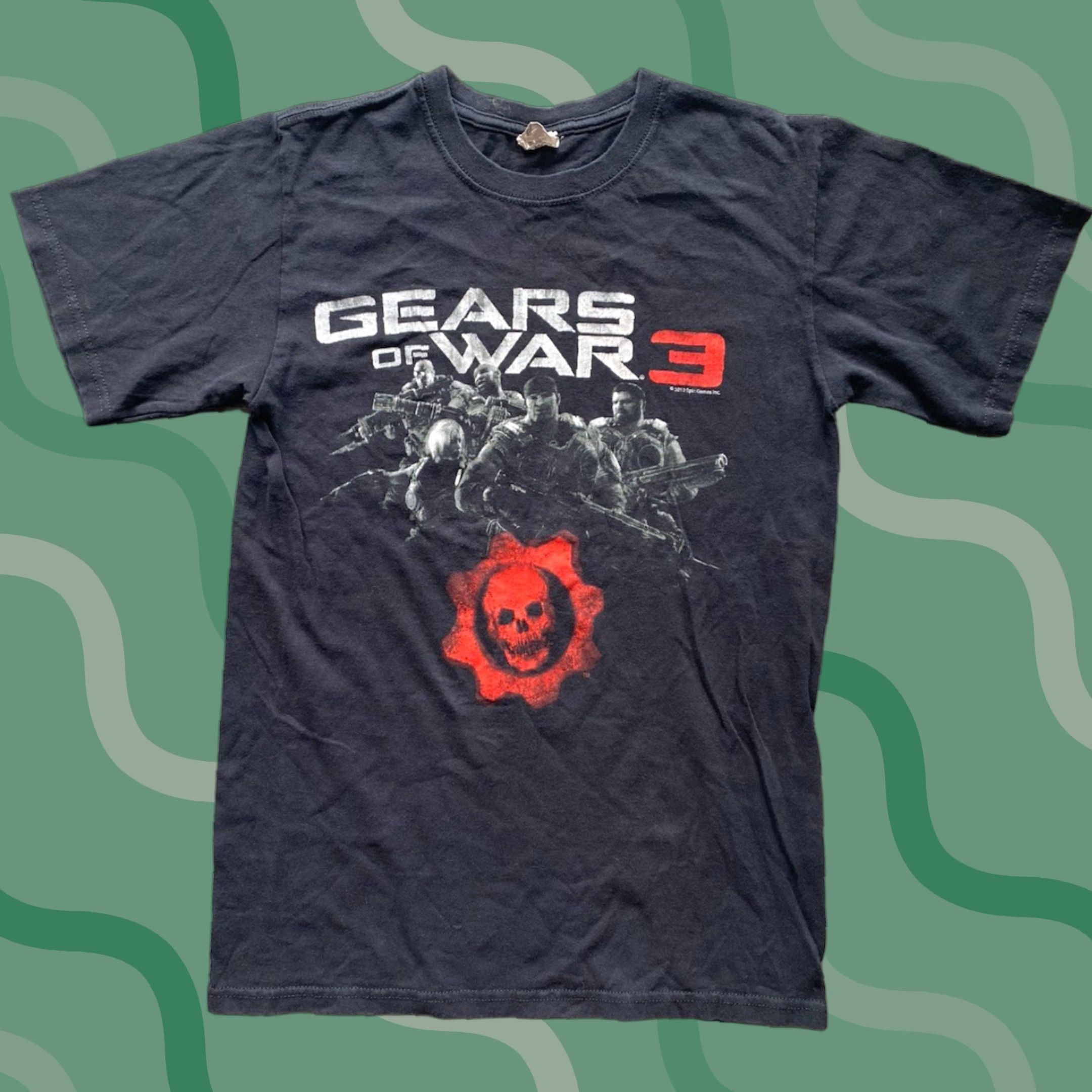 Anvil 2010 Gears Of War 3 Anvil Men’s Black Short Sleeve T-Shirt S Small Video Game Shirt Mens Size US S / EU 44-46 / 1 - 1 Thumbnail