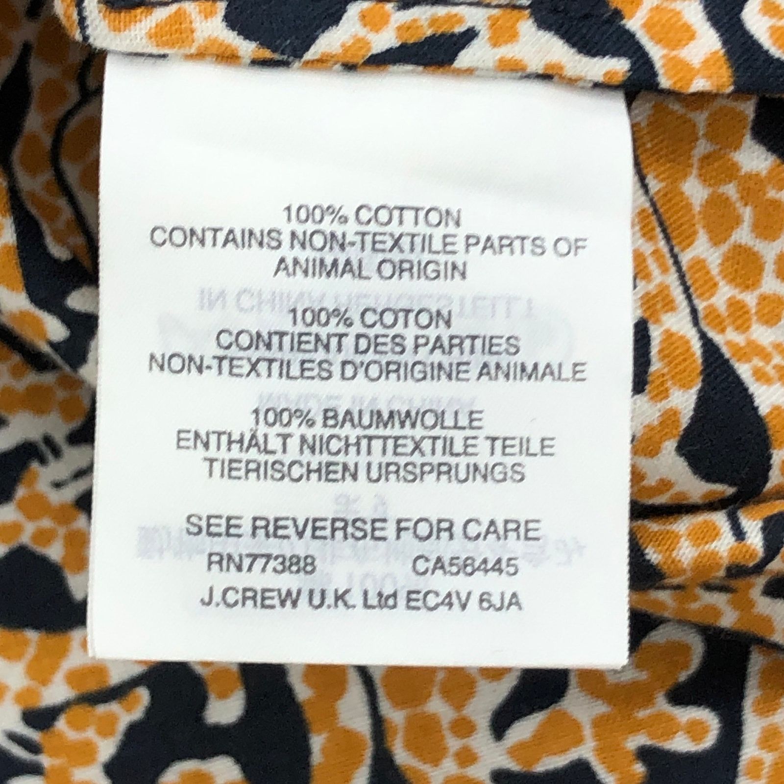 J.Crew J Crew Drake London Size 00 Blouse Giraffe Print Bell Sleeve Size XXS / US 00 / IT 34 - 14 Thumbnail