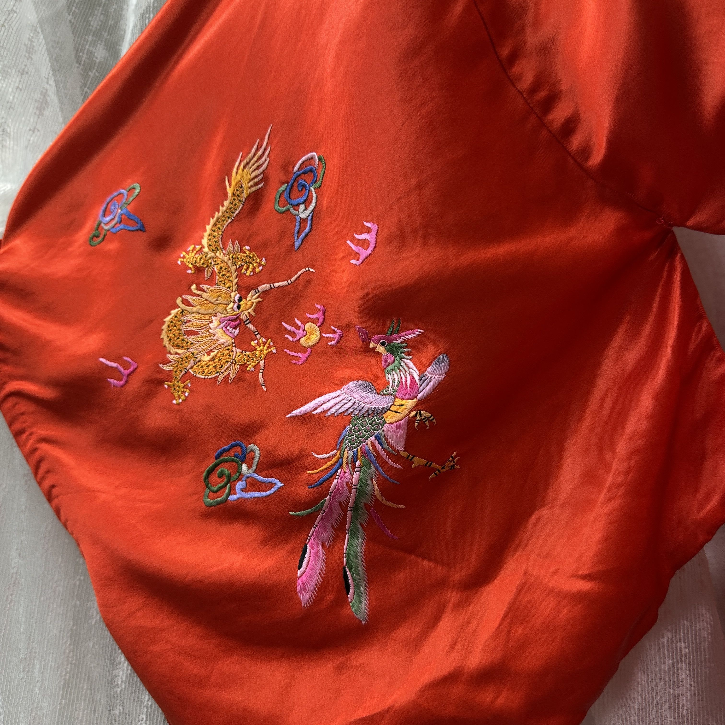 Vintage Vintage Japaneese Silk Embroidered Kimono Y2K Size M / US 6-8 / IT 42-44 - 11 Thumbnail