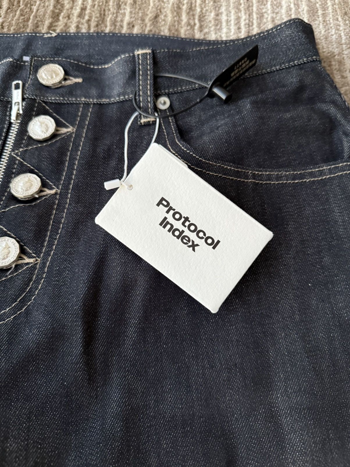 PROJECT G/R PROTOCOL INDEX Paneled Hybrid Denim LIMITED EDITION Size US 34 / EU 50 - 3 Thumbnail