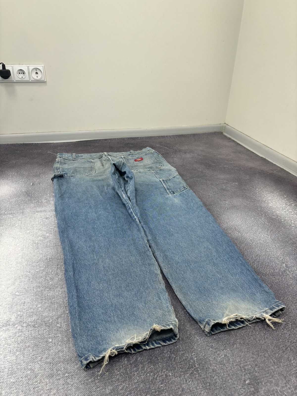 Dickies Vintage Dickies Workwear Faded Blue Hype Denim Baggy Jeans Size US 40 / EU 56 - 4 Thumbnail