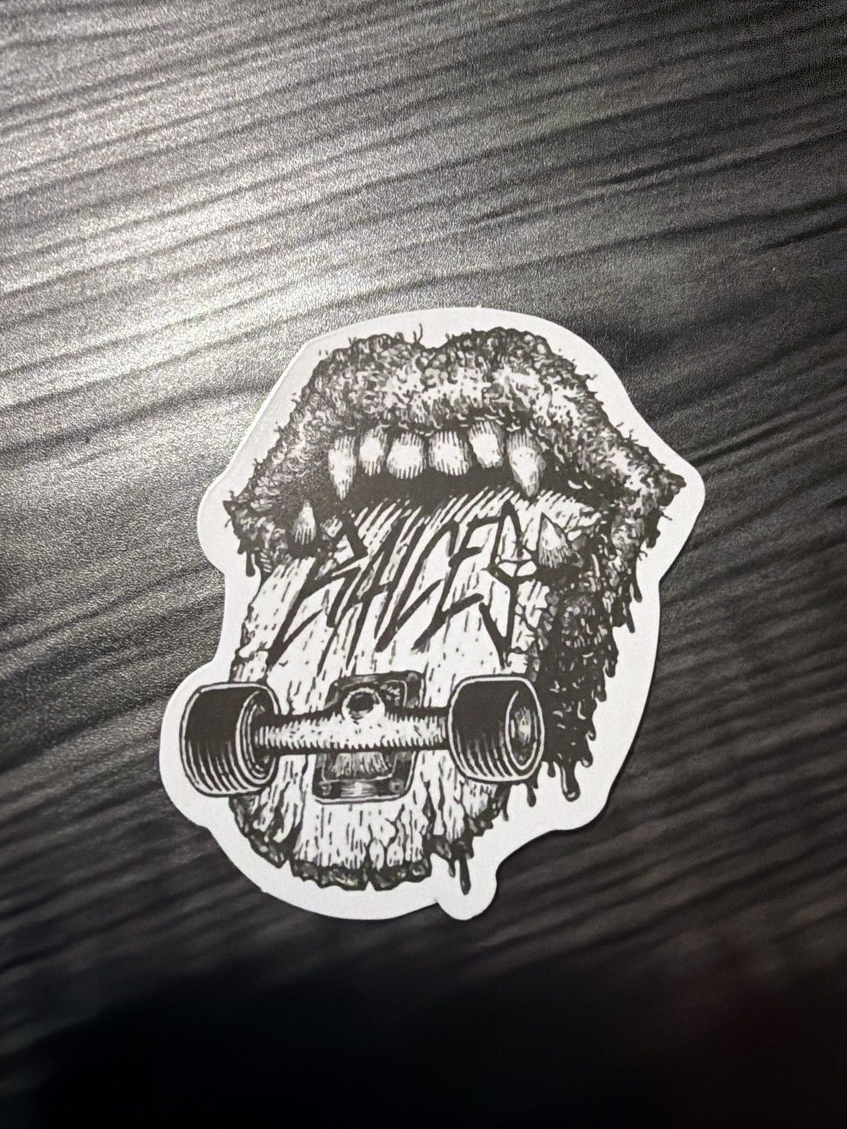 Hypebeast Vampire Skateboard Tongue Sticker Size ONE SIZE - 1 Thumbnail