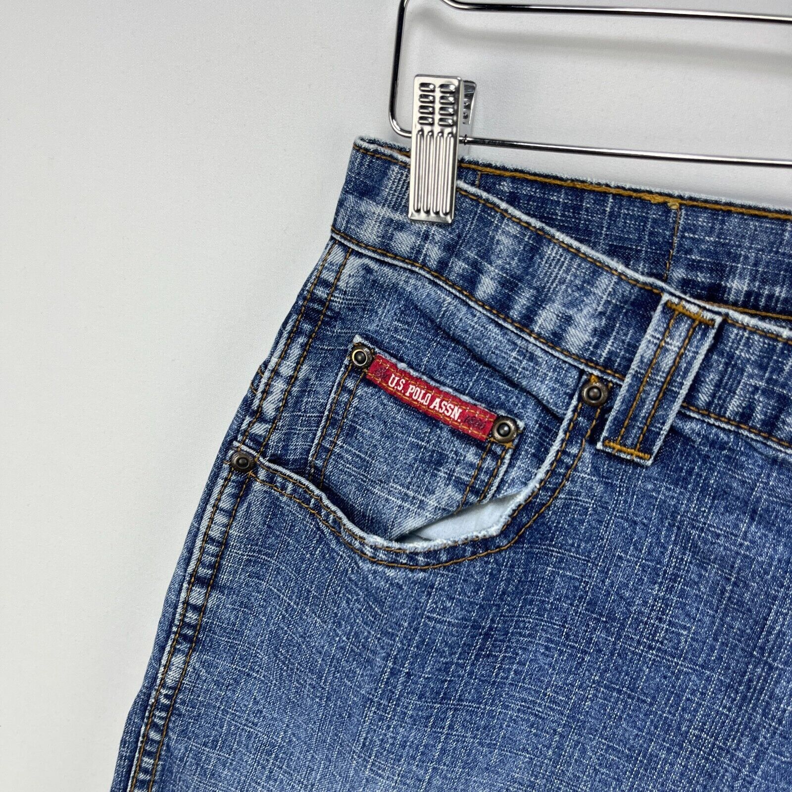 Vintage Vintage Y2K US Polo Assn Baggy Denim Shorts 34 USPA Jorts Size US 34 / EU 50 - 7 Thumbnail