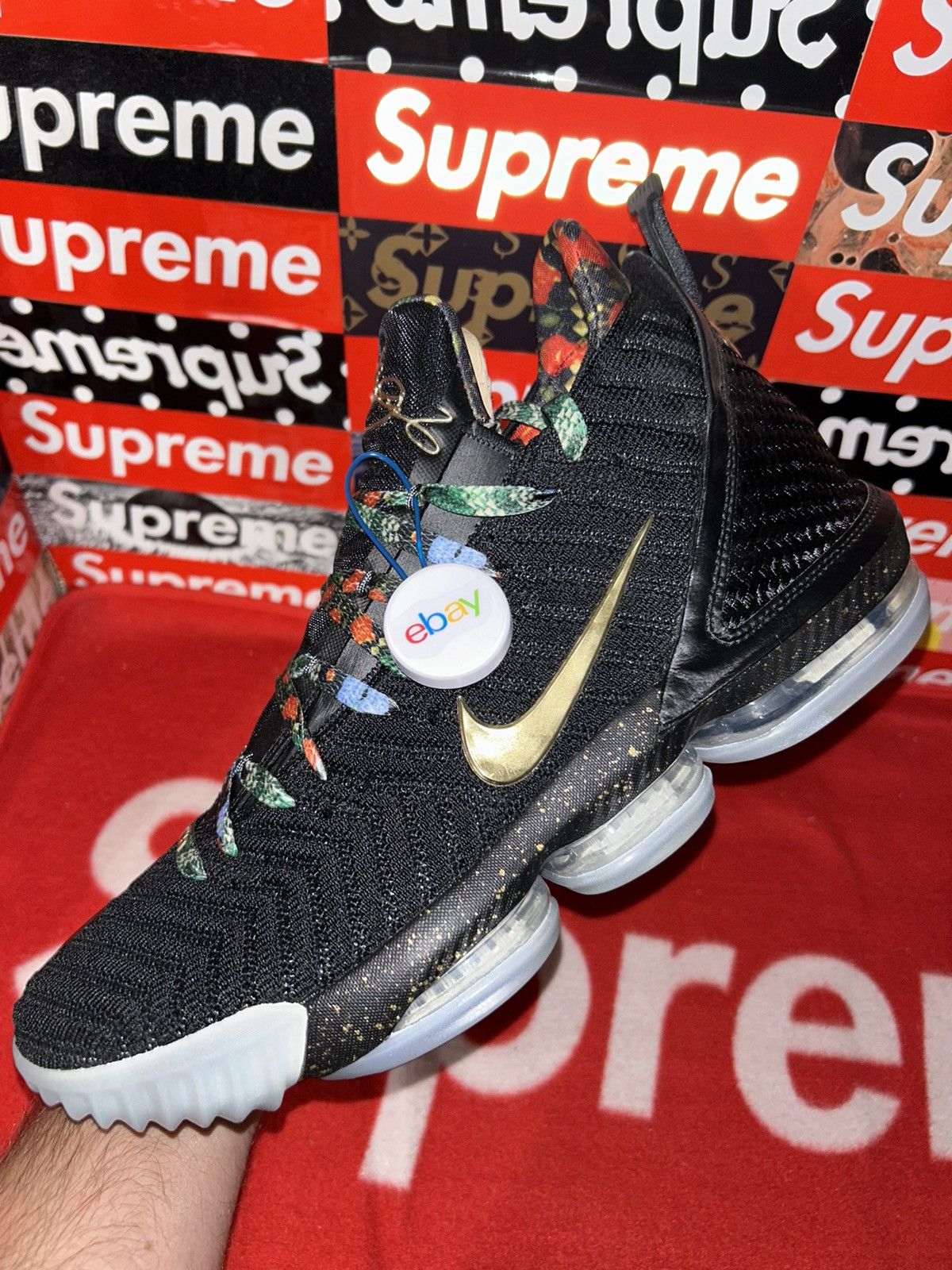Nike NEW Nike LeBron 16 ‘Watch the Throne’ CI1518-001 size 12 NEW Size US 12 / EU 45 - 6 Thumbnail