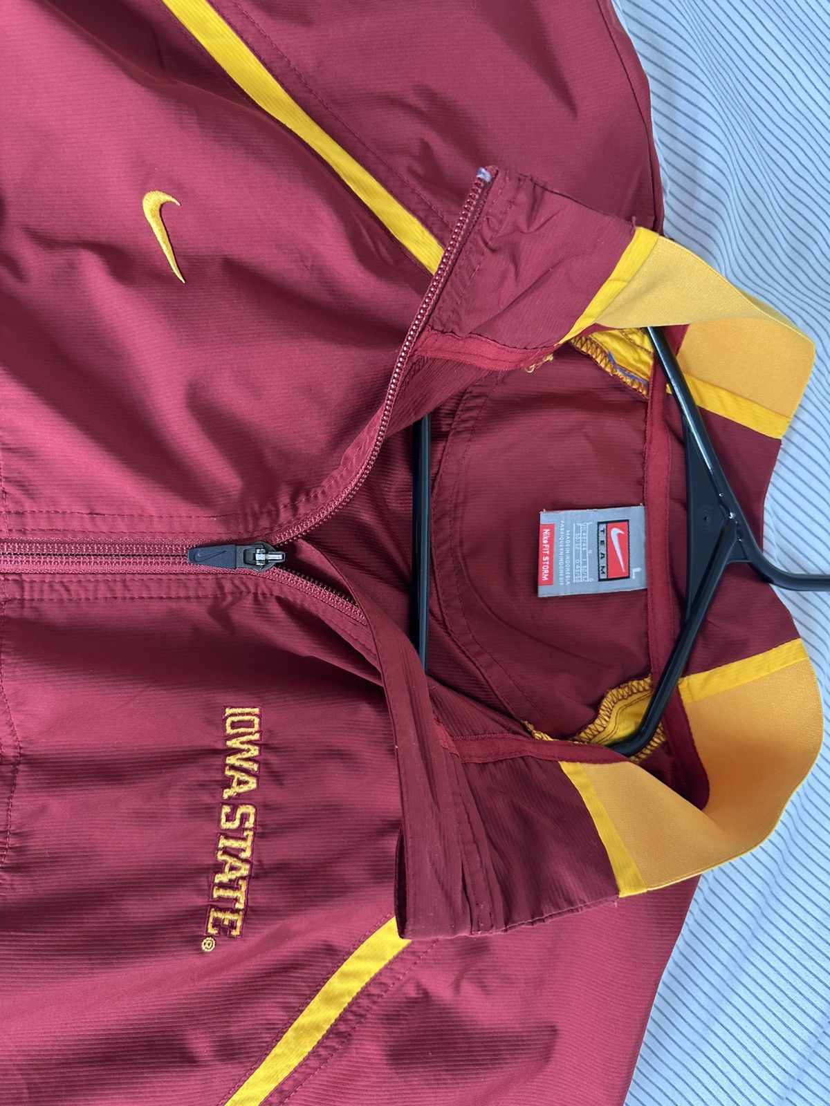 Nike Iowa State Team/Staff Exclusive Nike Full-Zip All-Weather Size US L / EU 52-54 / 3 - 1 Thumbnail
