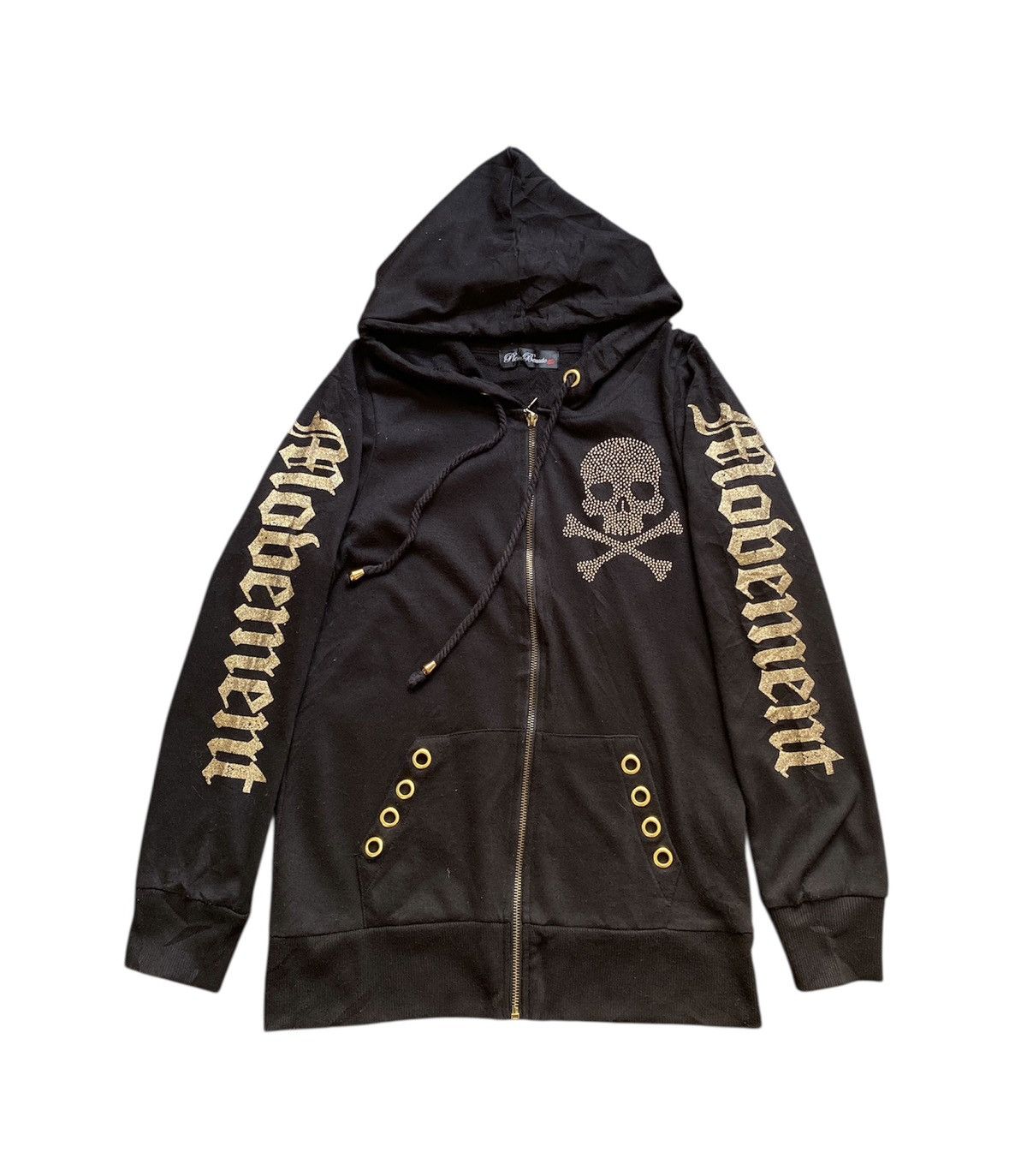 Japanese Brand Plein Beaute Skull Design Style y2k Hoodie Size US S / EU 44-46 / 1 - 2 Thumbnail