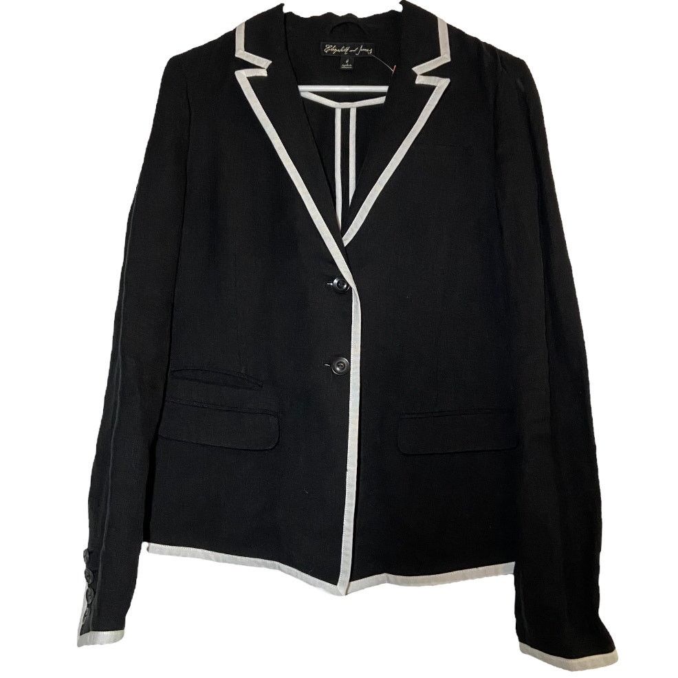 Blazer (veste Costume) Elizabeth & James Pour Femme, Taille 2, Couleur Verte - Neuf Avec étiquettes, Style élégant