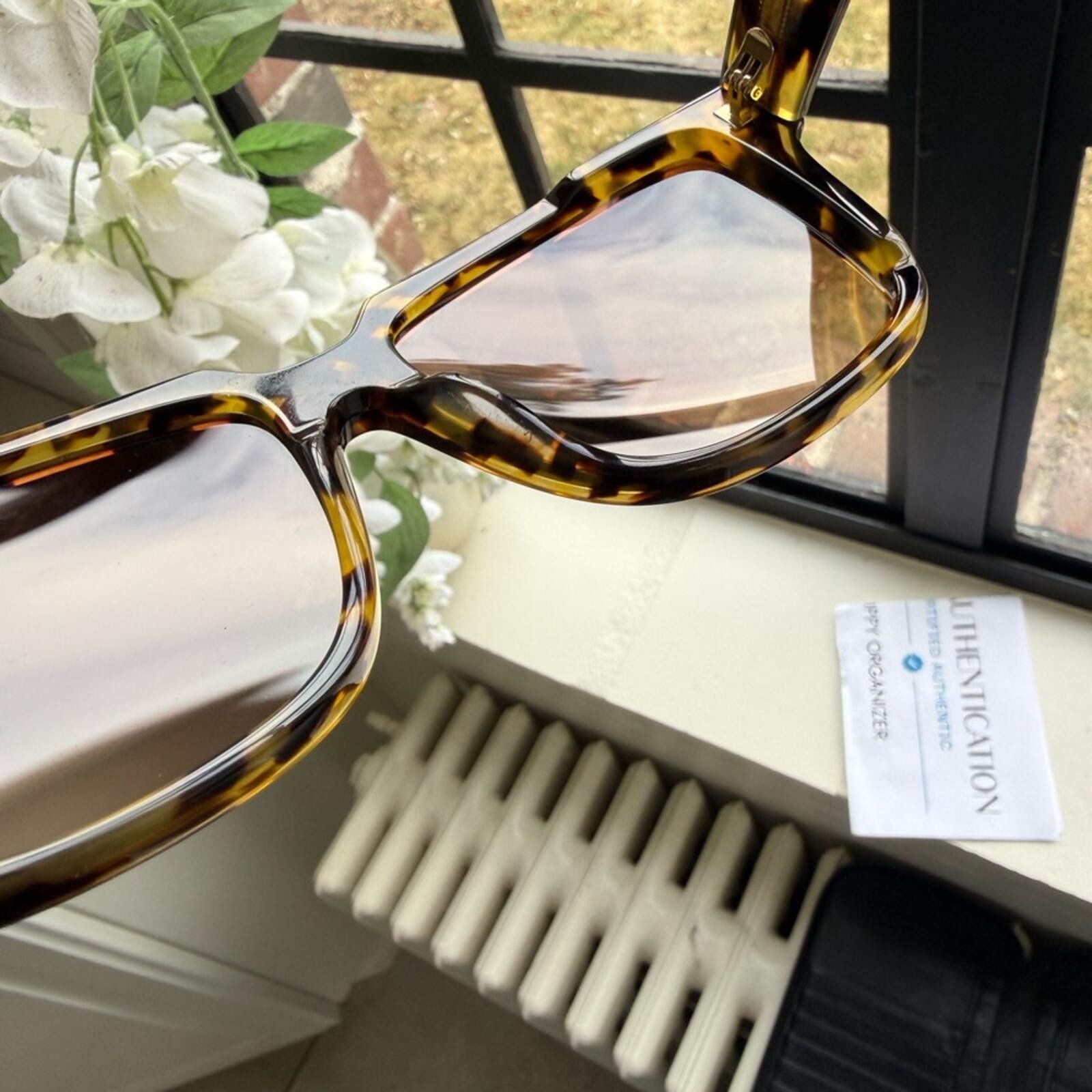Max Mara Max Mara Glimpse2 Blonde Havana Tortoiseshell Sunglasses Size ONE SIZE - 5 Thumbnail