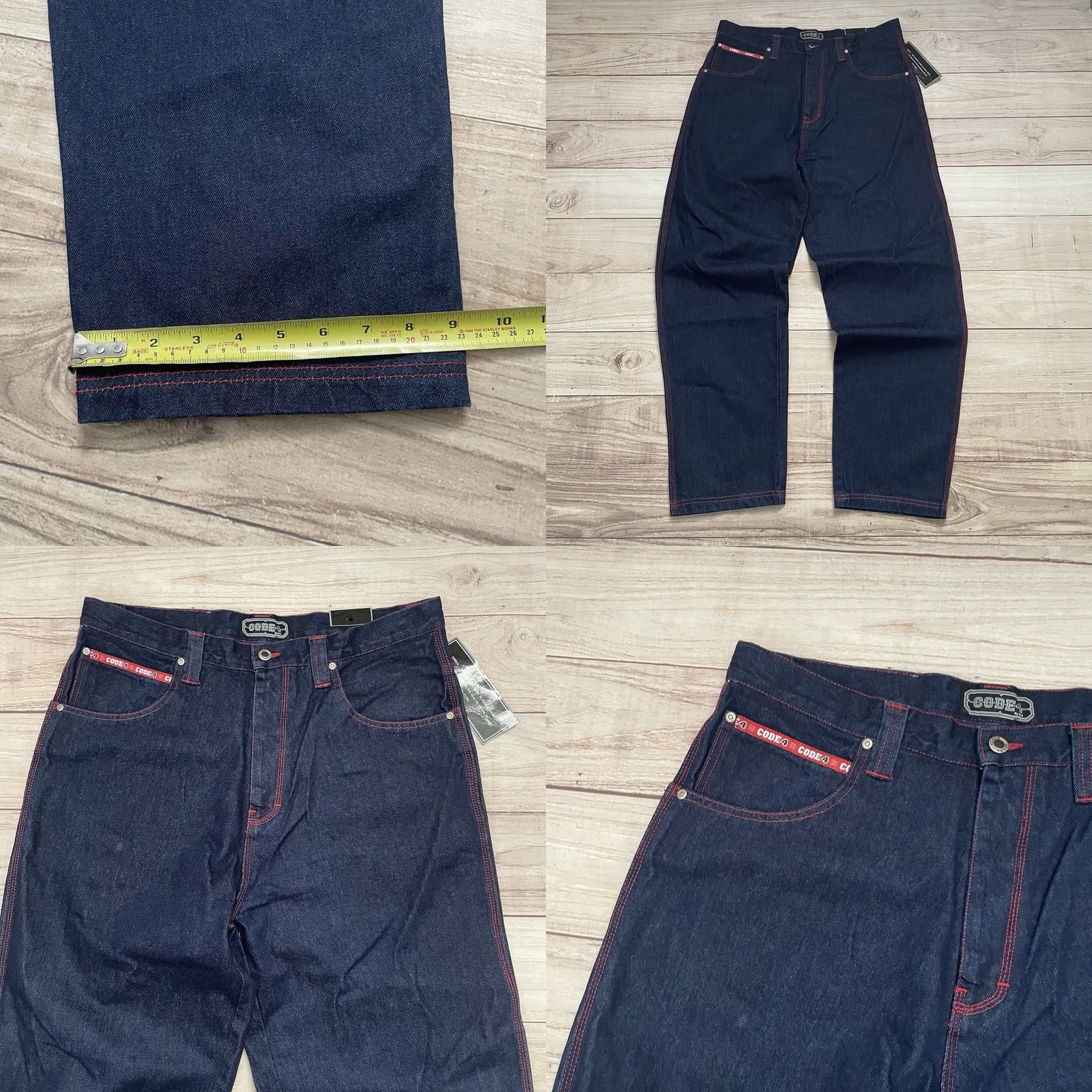 Fubu VINTAGE Chubiggie Jeans Denim Baggy NY Skate 38x34 Men's 90s 2000s JNCO Style 38x34 Blue Regular Baggy Size US 38 / EU 54 - 8 Thumbnail