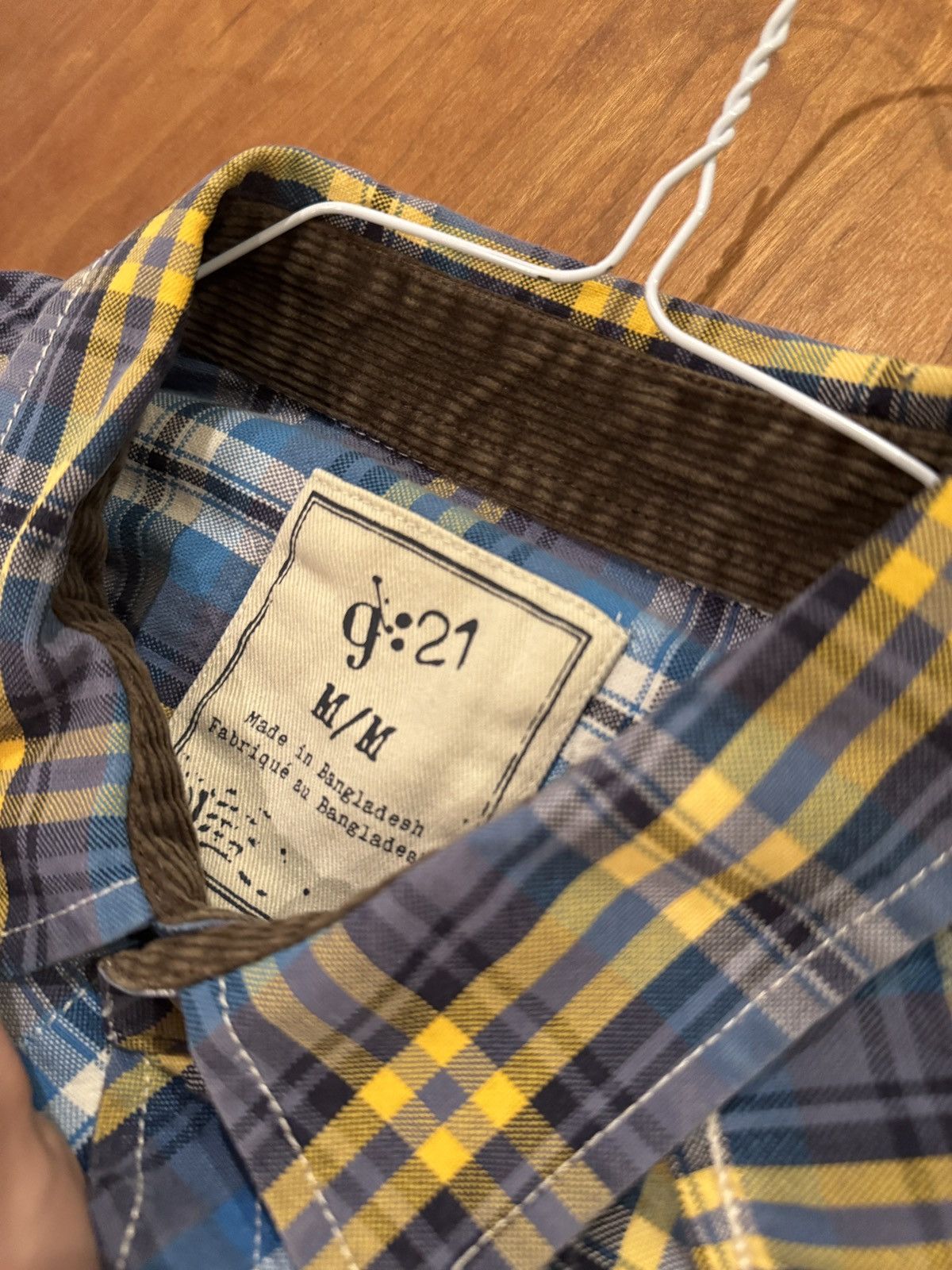 Other Vintage Plaid button-up light-blue w/ elbow patches Size US M / EU 48-50 / 2 - 3 Thumbnail