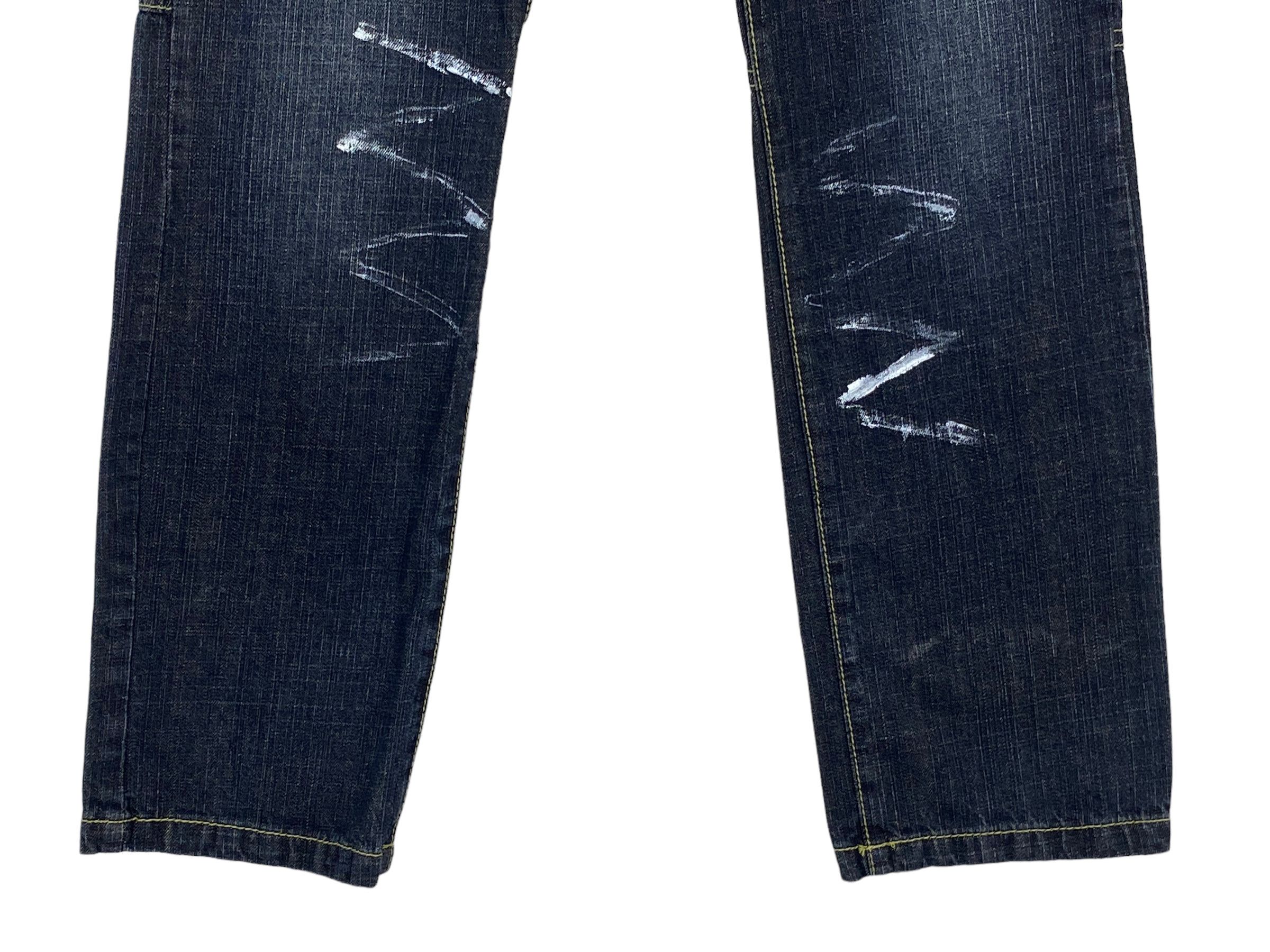 Japanese Brand Batsu Jeans Japanese Jeans Spellout Print Jeans Size US 28 / EU 44 - 9 Thumbnail